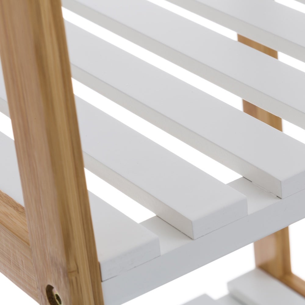 Estantería laminada bambú de 140 cm