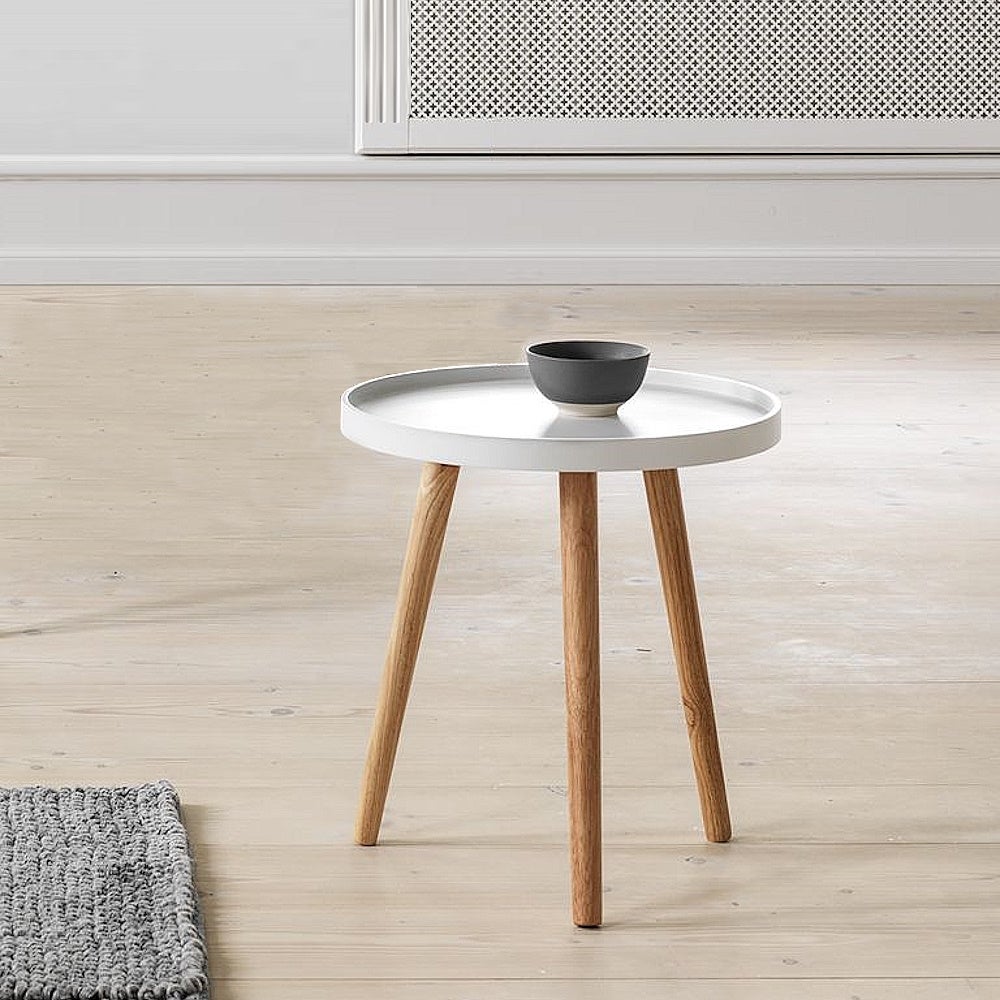 Mesita auxiliar blanca