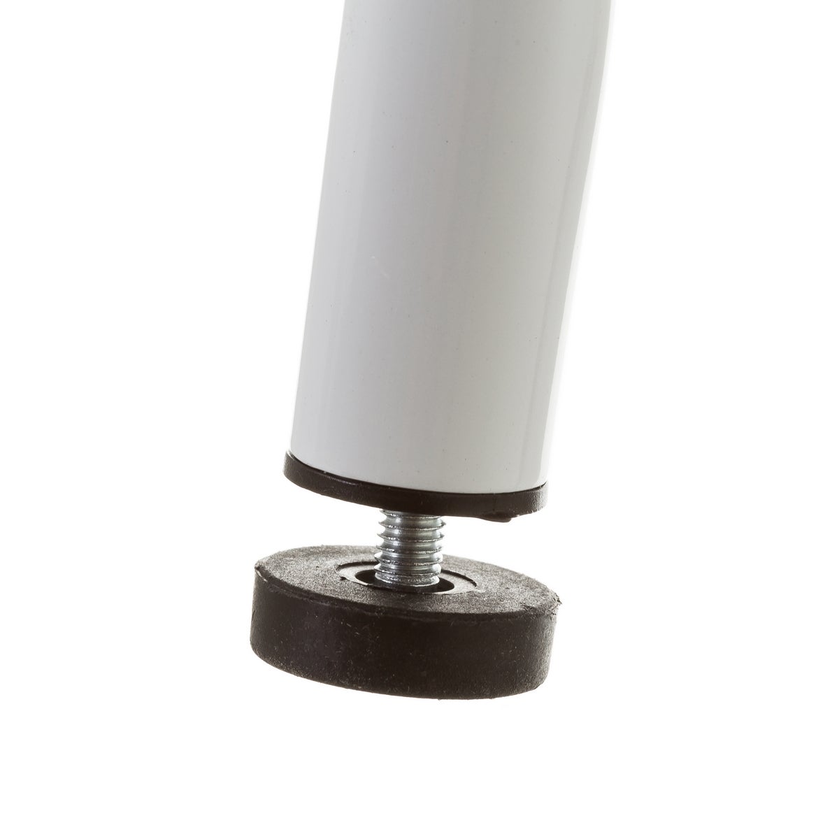 Perchero blanco de metal con 8 brazos