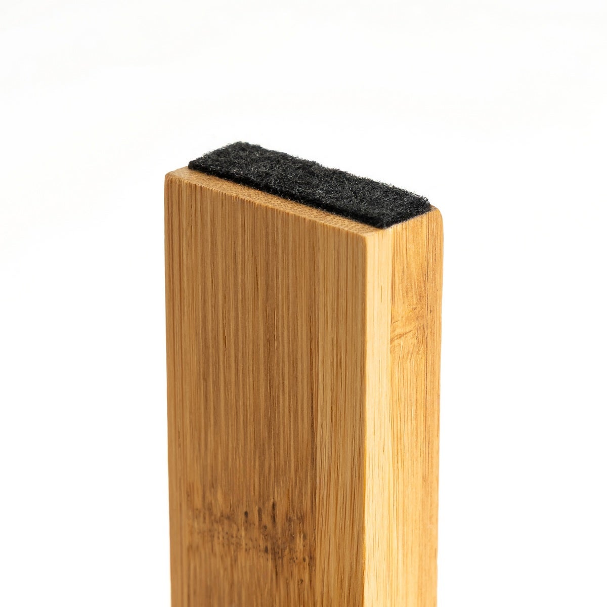 Escalera de 2 peldaños de bambú natural de 47 cm