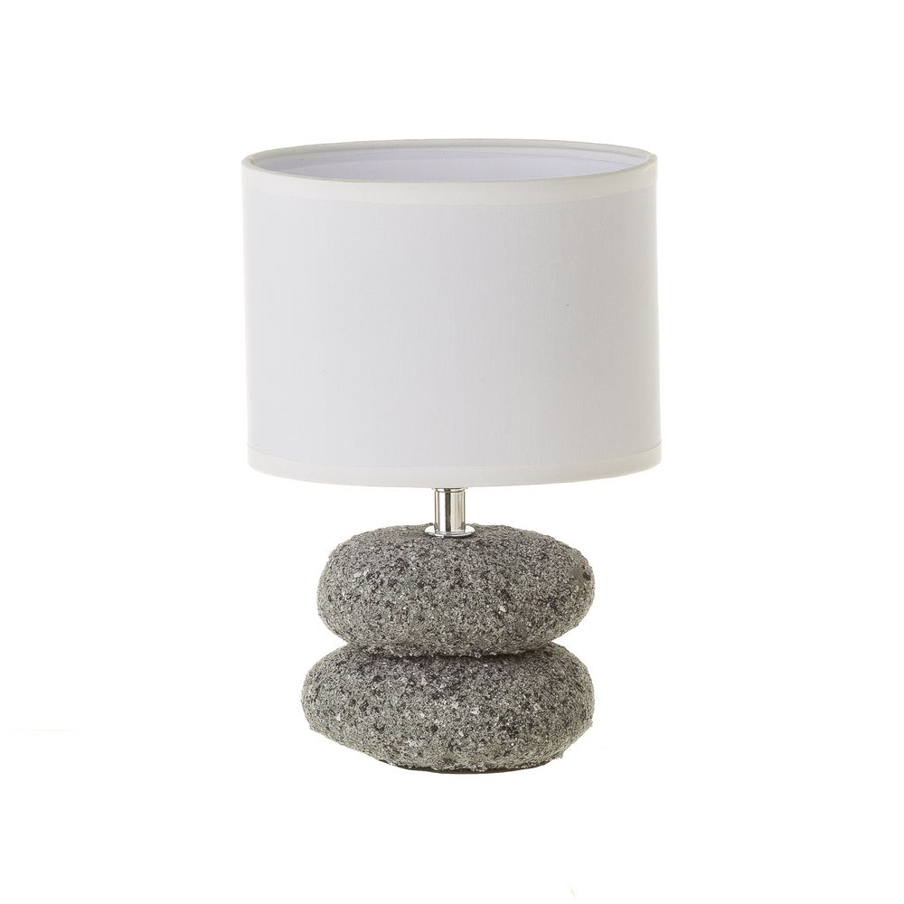 Lámpara de mesita de noche piedras 24 cm