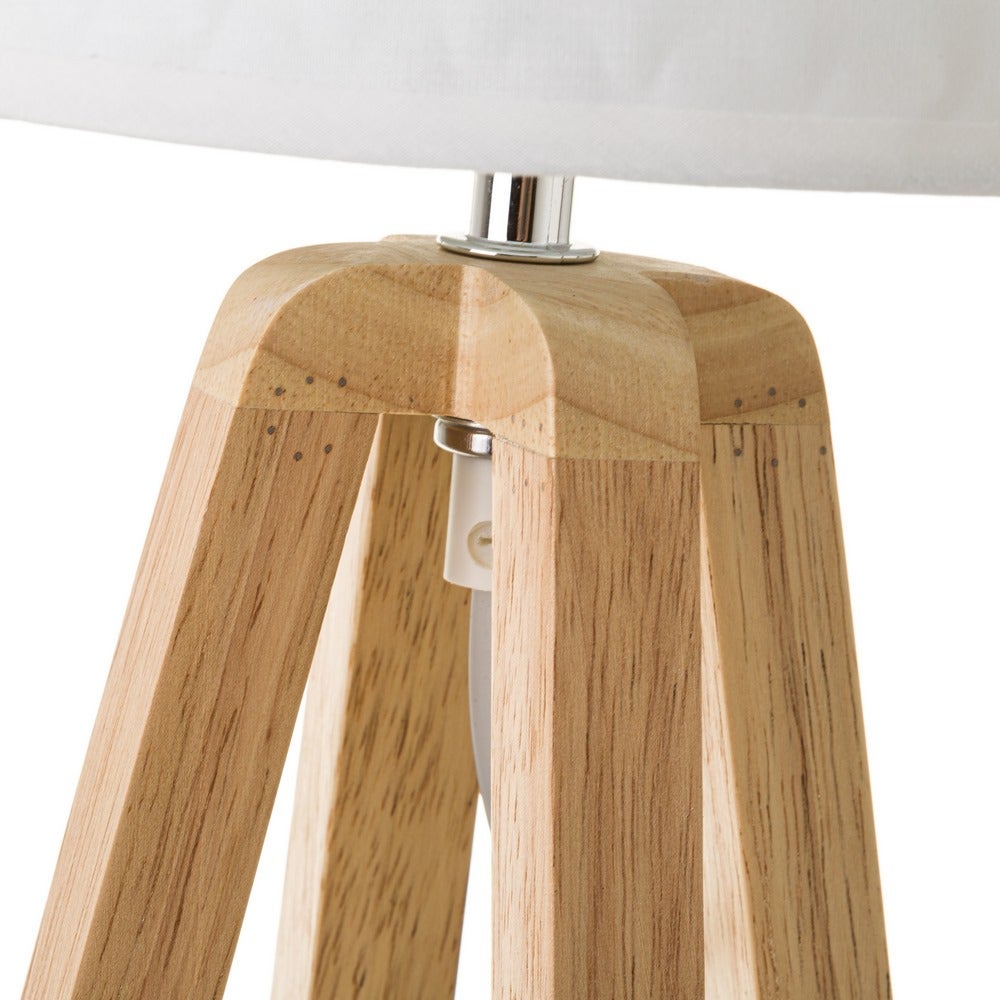 Lámpara de mesa beige