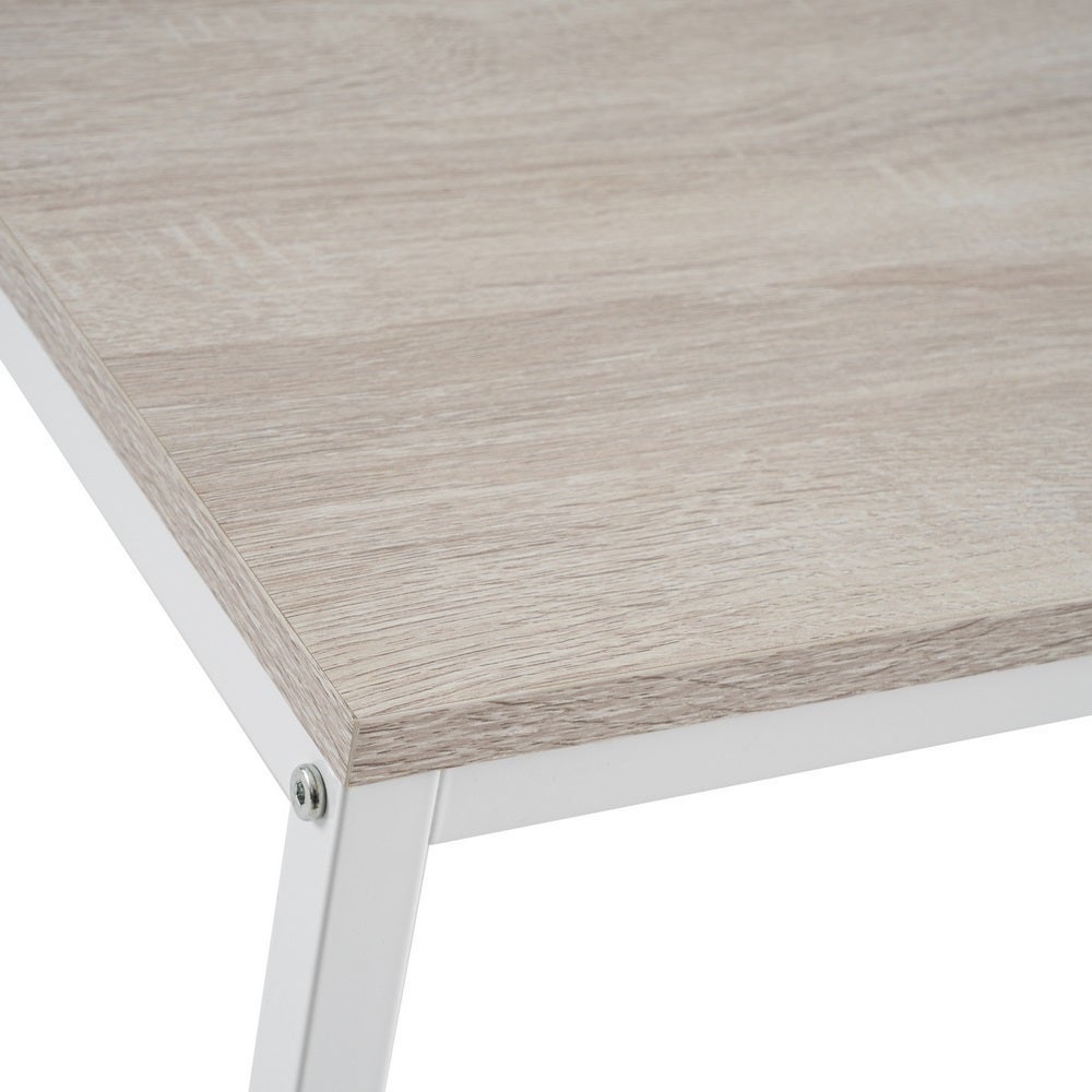 Mesa de centro blanca de 100x50cm