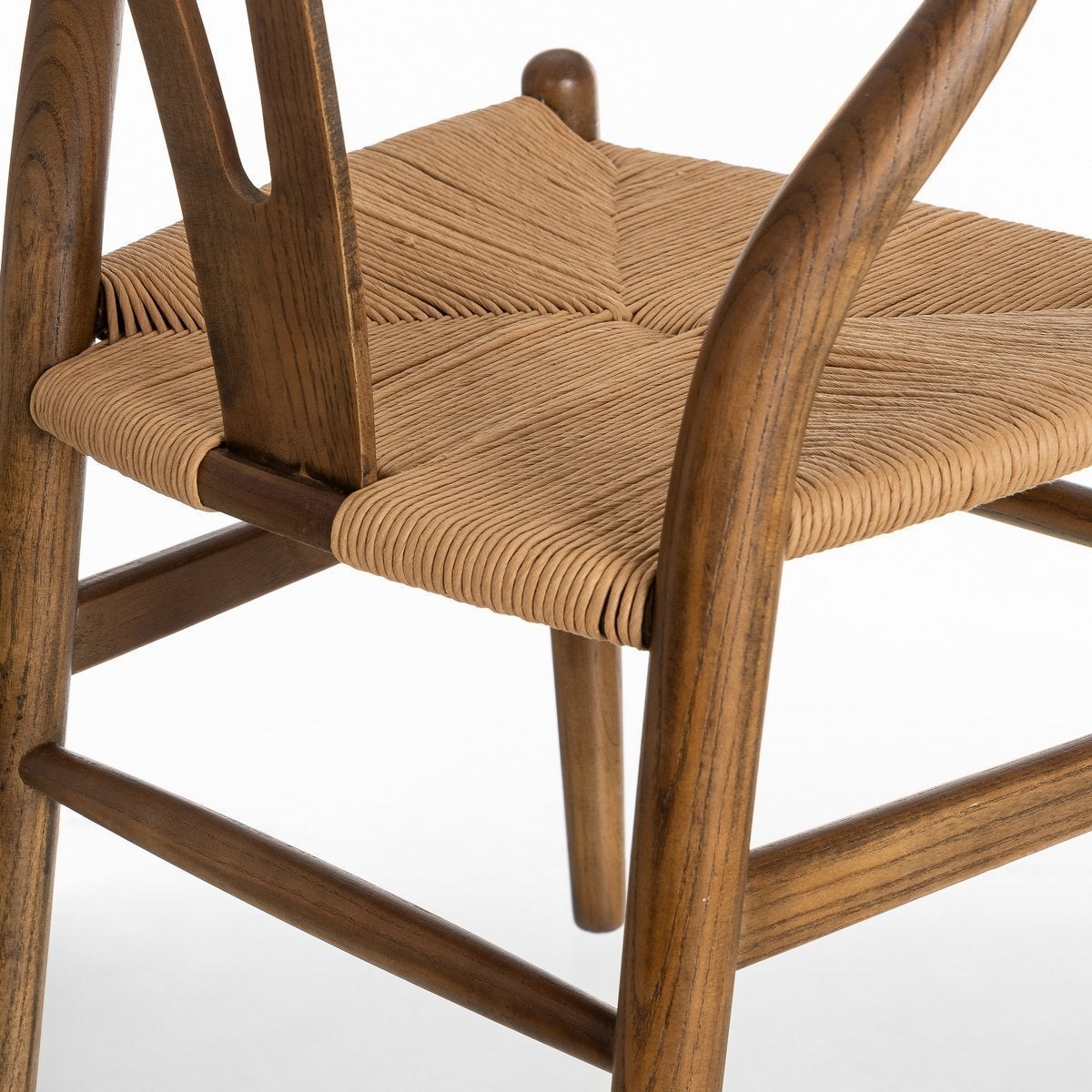 Pack de 4 sillas de comedor Ming marrón oscuro