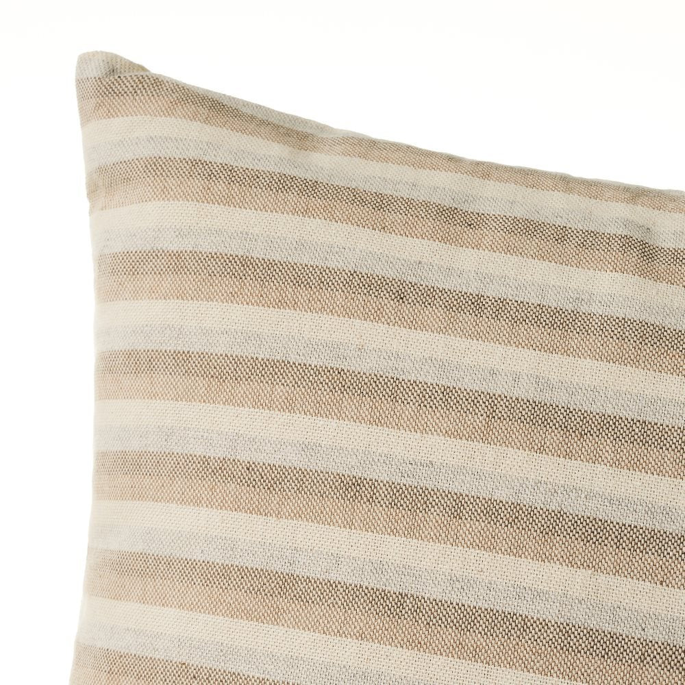 Set de 5 cojines beige de algodón de 45x45 cm con relleno