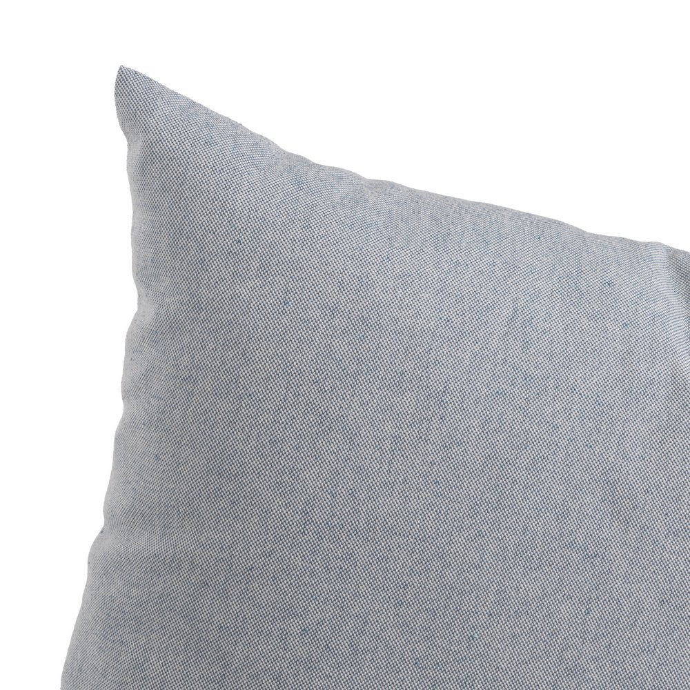 Set de 5 cojines azul de algodón de 45x45 cm con relleno