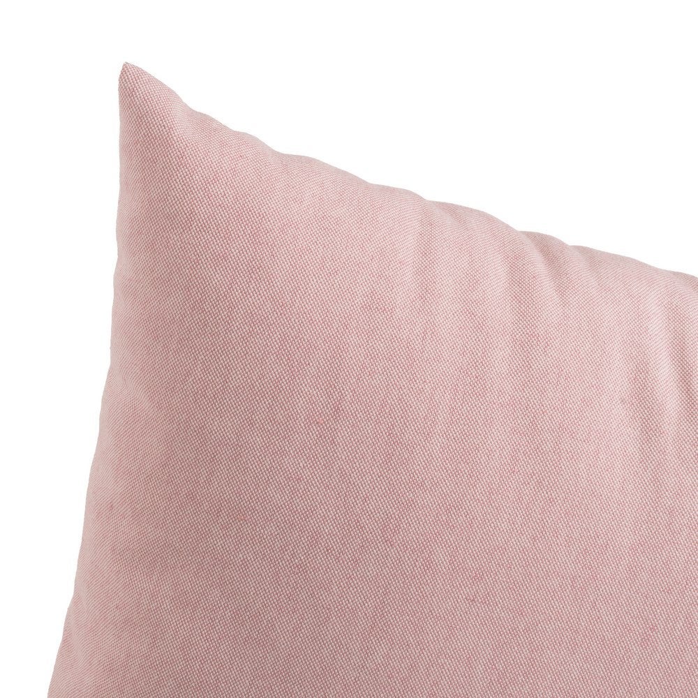 Set de 5 cojines de rayas rosa de algodón natural de 45x45 cm con relleno