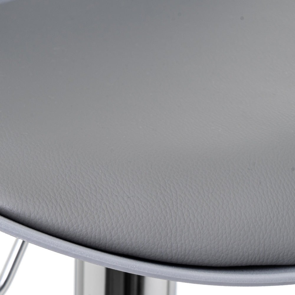 2 taburetes giratorios grises de 104 cm