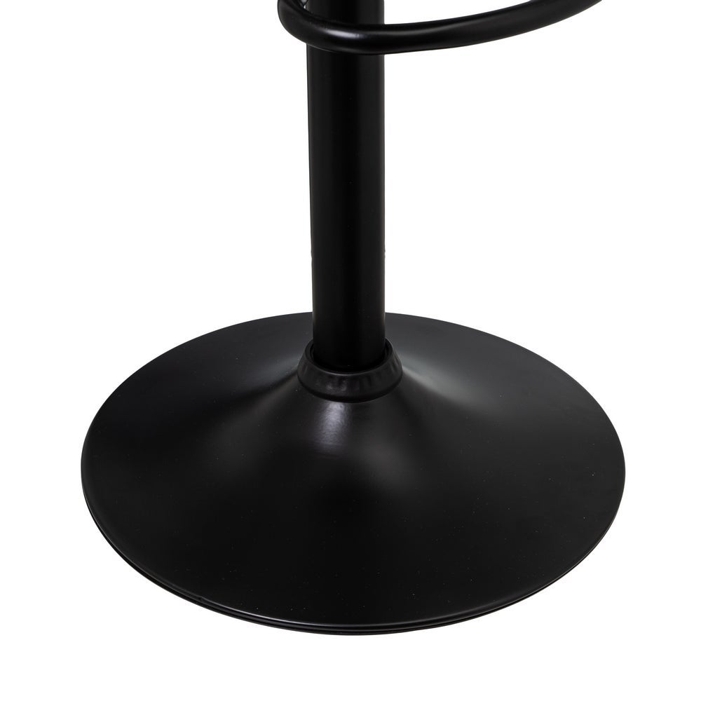 Set de 2 taburetes giratorios negros de 104 cm