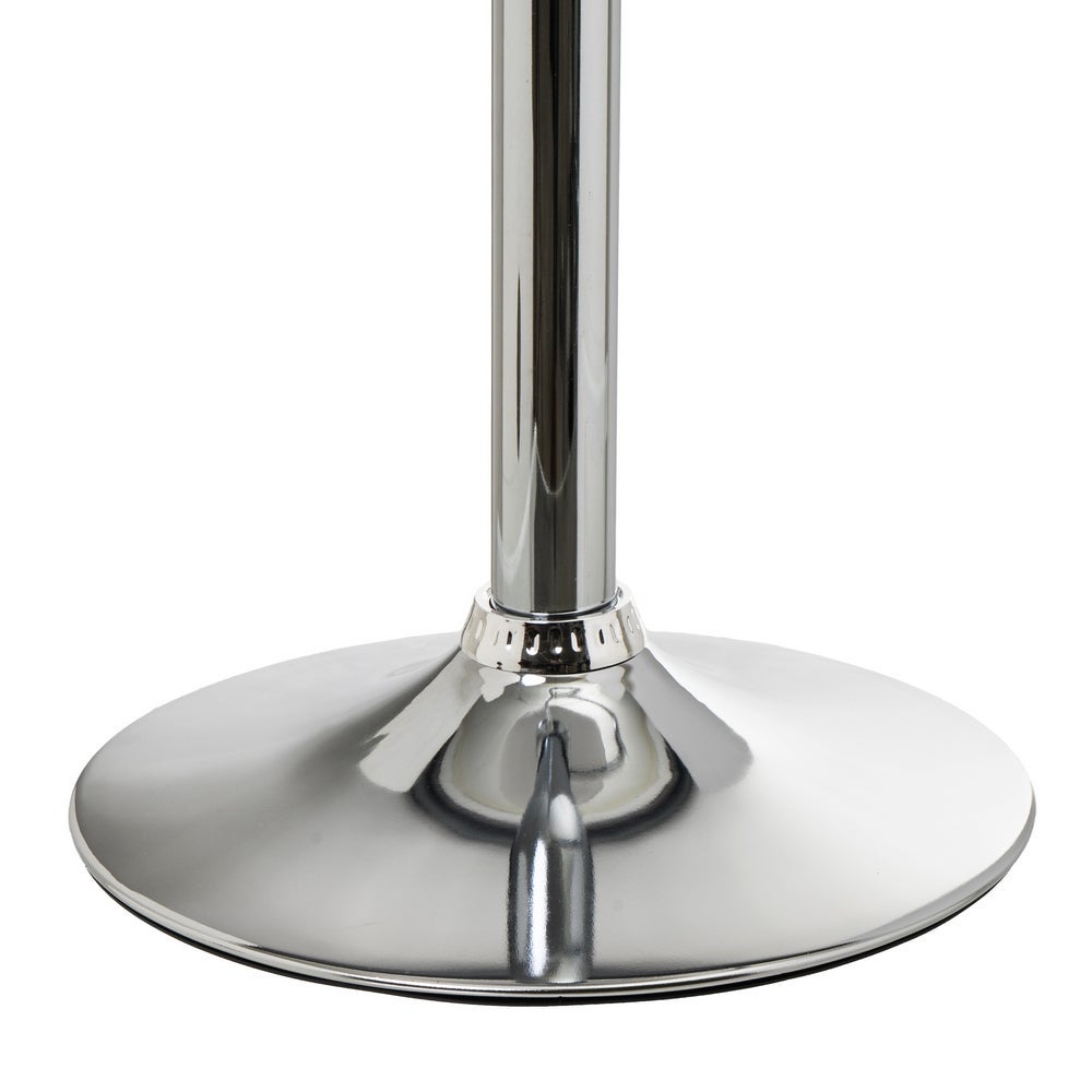 Set de 2 taburetes giratorios blancos