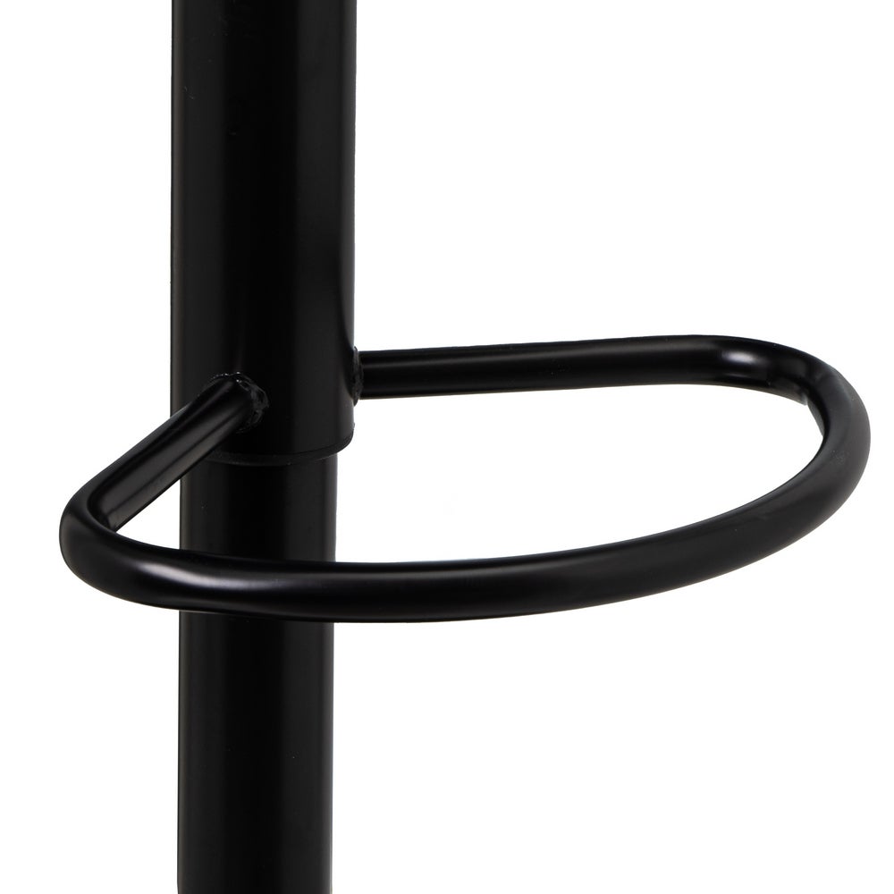 2 taburetes giratorios negros