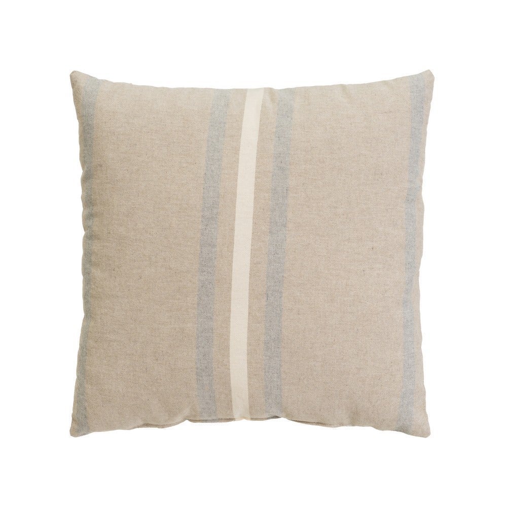 Set de 5 cojines beige y marrón de 45x45 cm con relleno