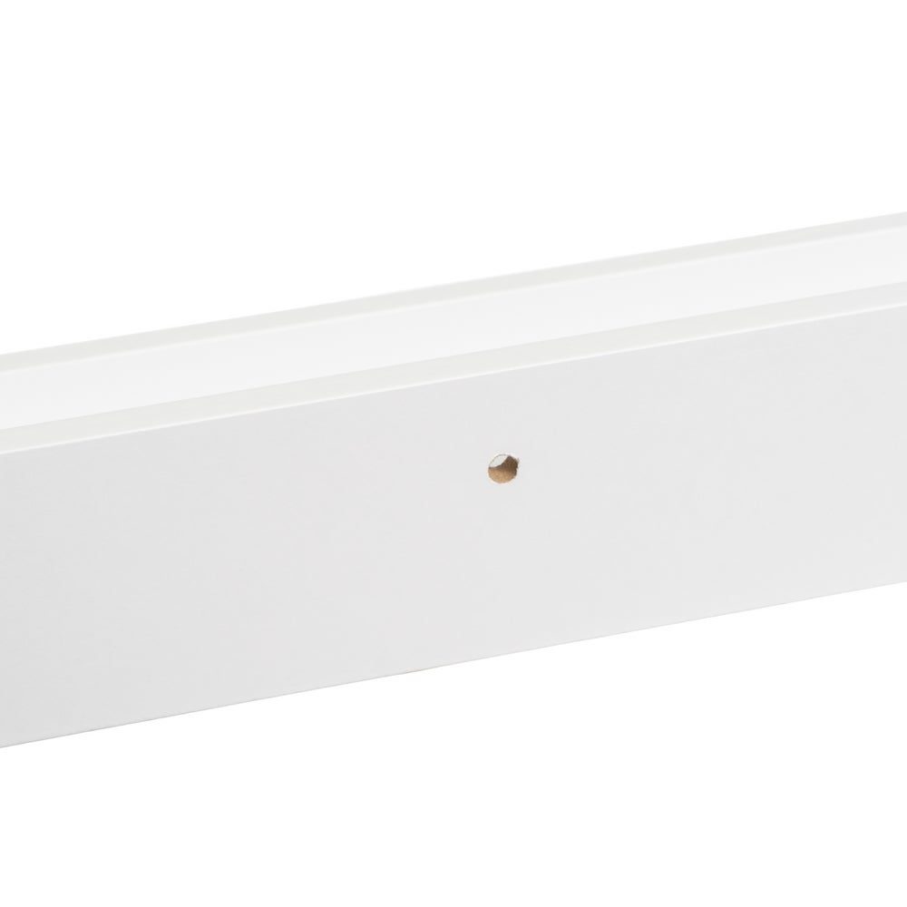 Set de 4 estantes de pared blancos de 80 cm