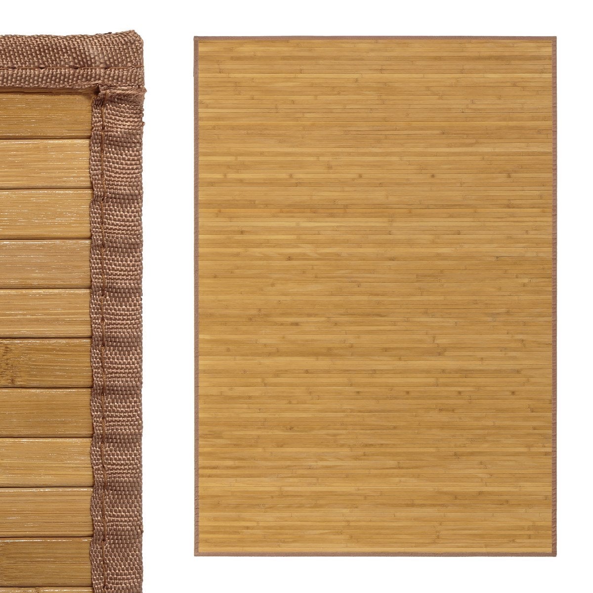 Alfombra salón de bambú natural de 300x200 cm