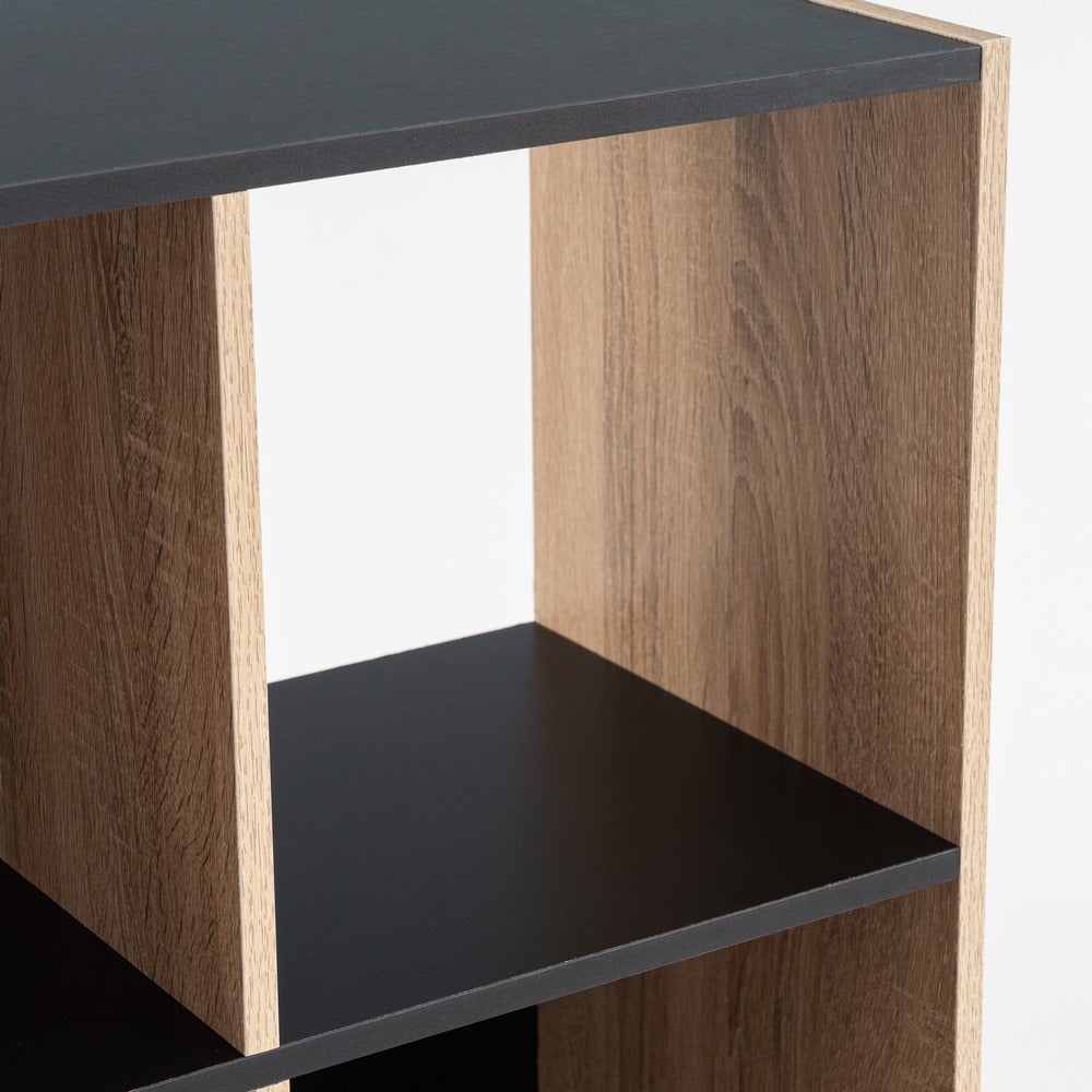 Estantería cubo negro