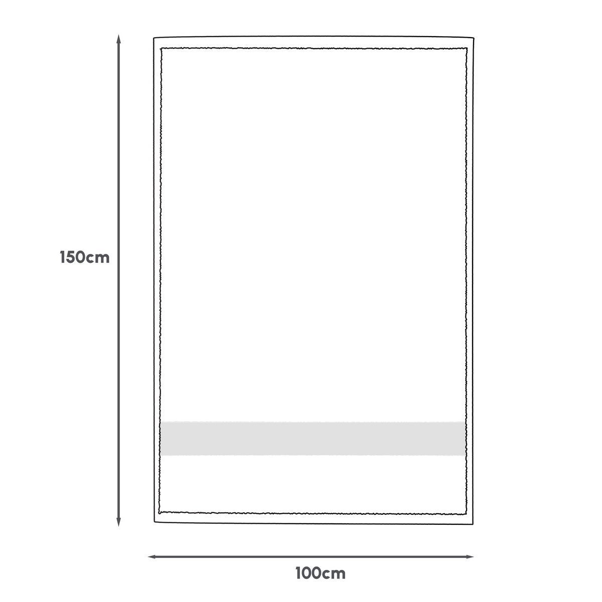 Toalla Blanco Roto 150x100