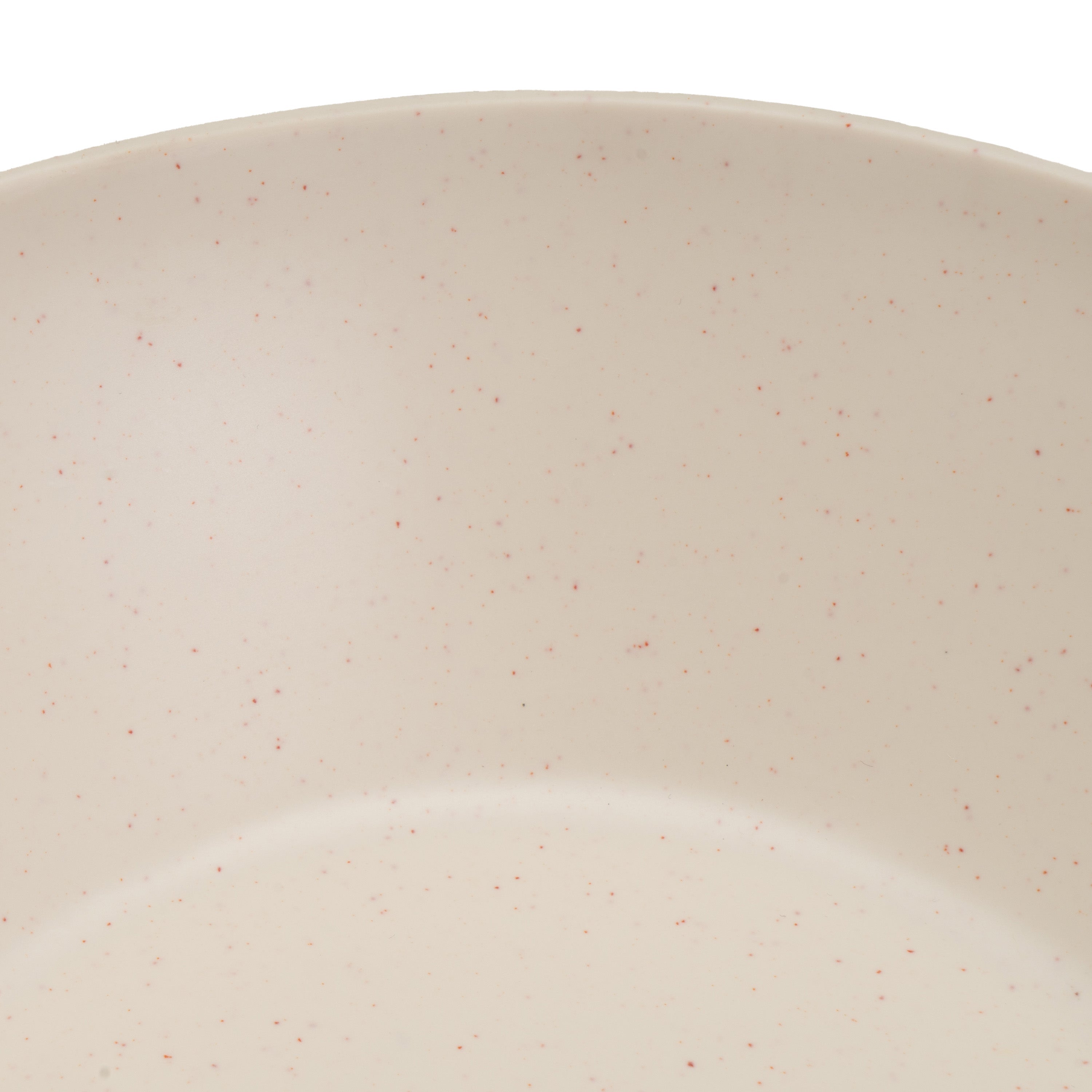 Juego de 3 ensaladeras de melamina beige de 23 cm