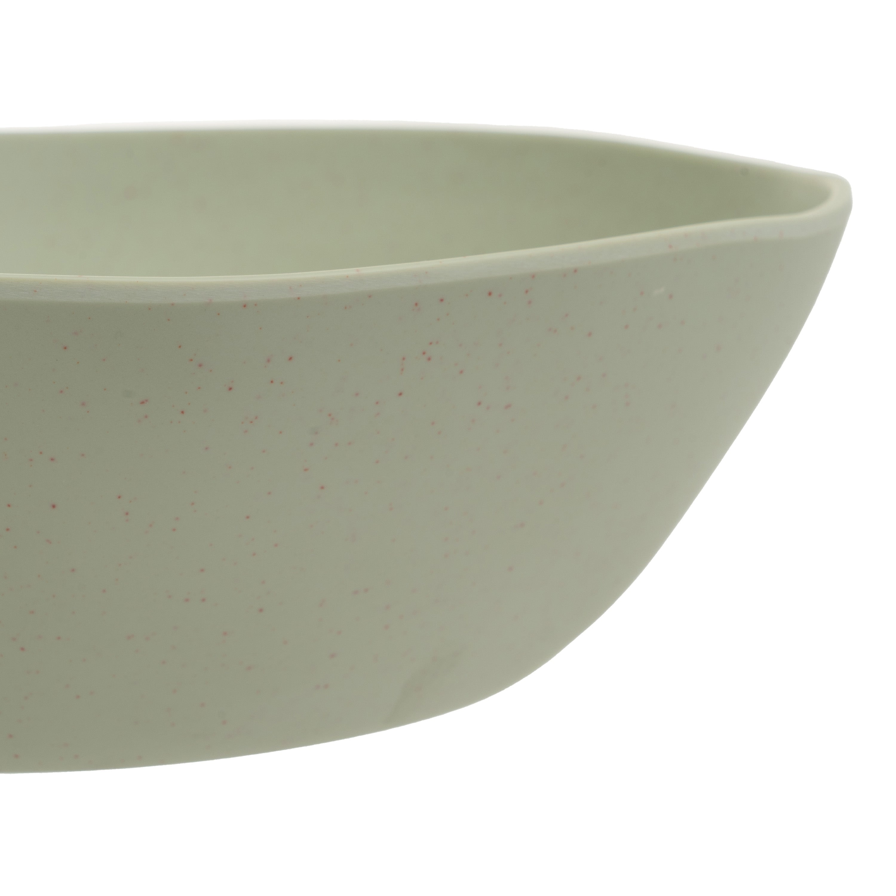 Juego de 3 ensaladeras de melamina verde de 23 cm