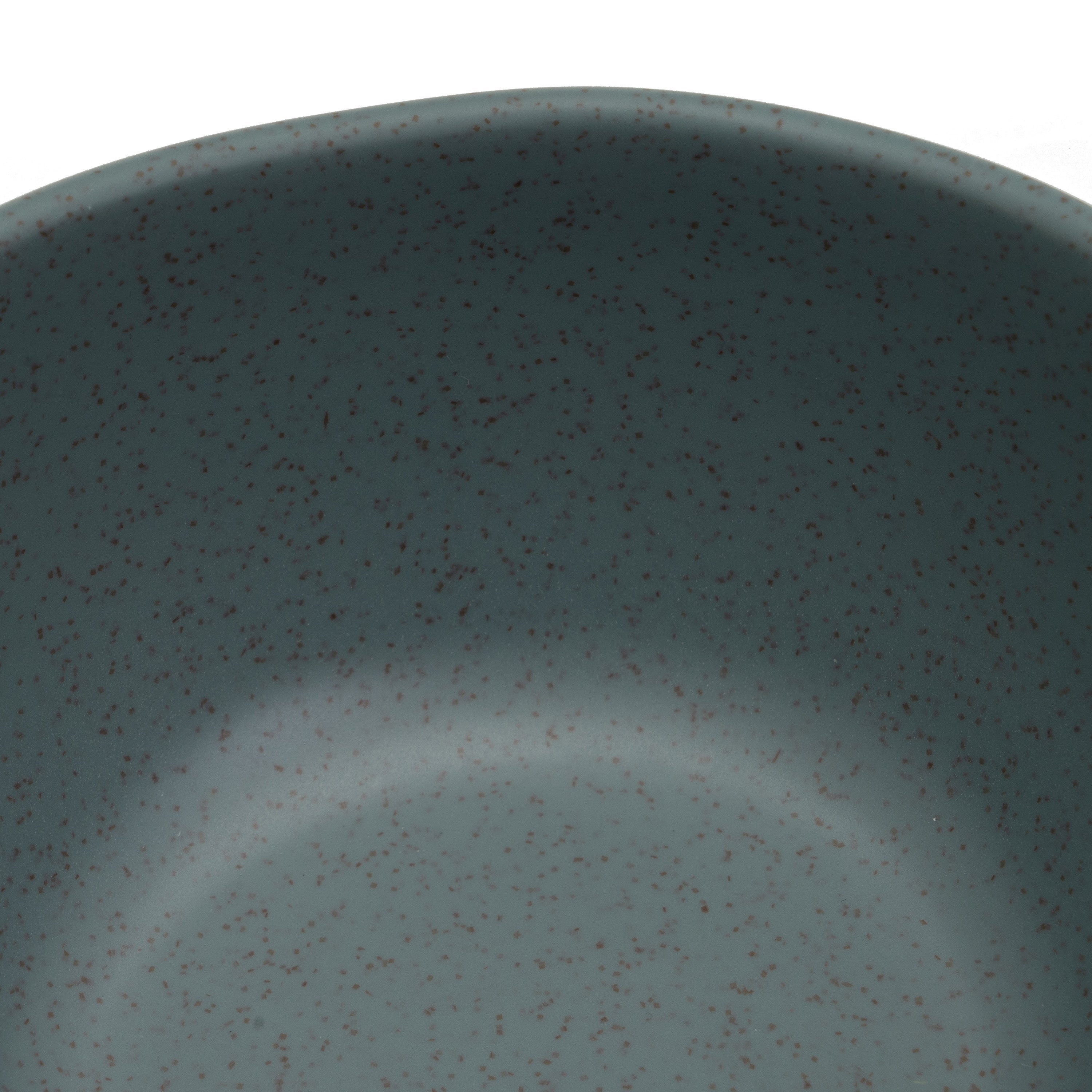 Juego de 6 boles pequeños de melamina azul de 11 cm