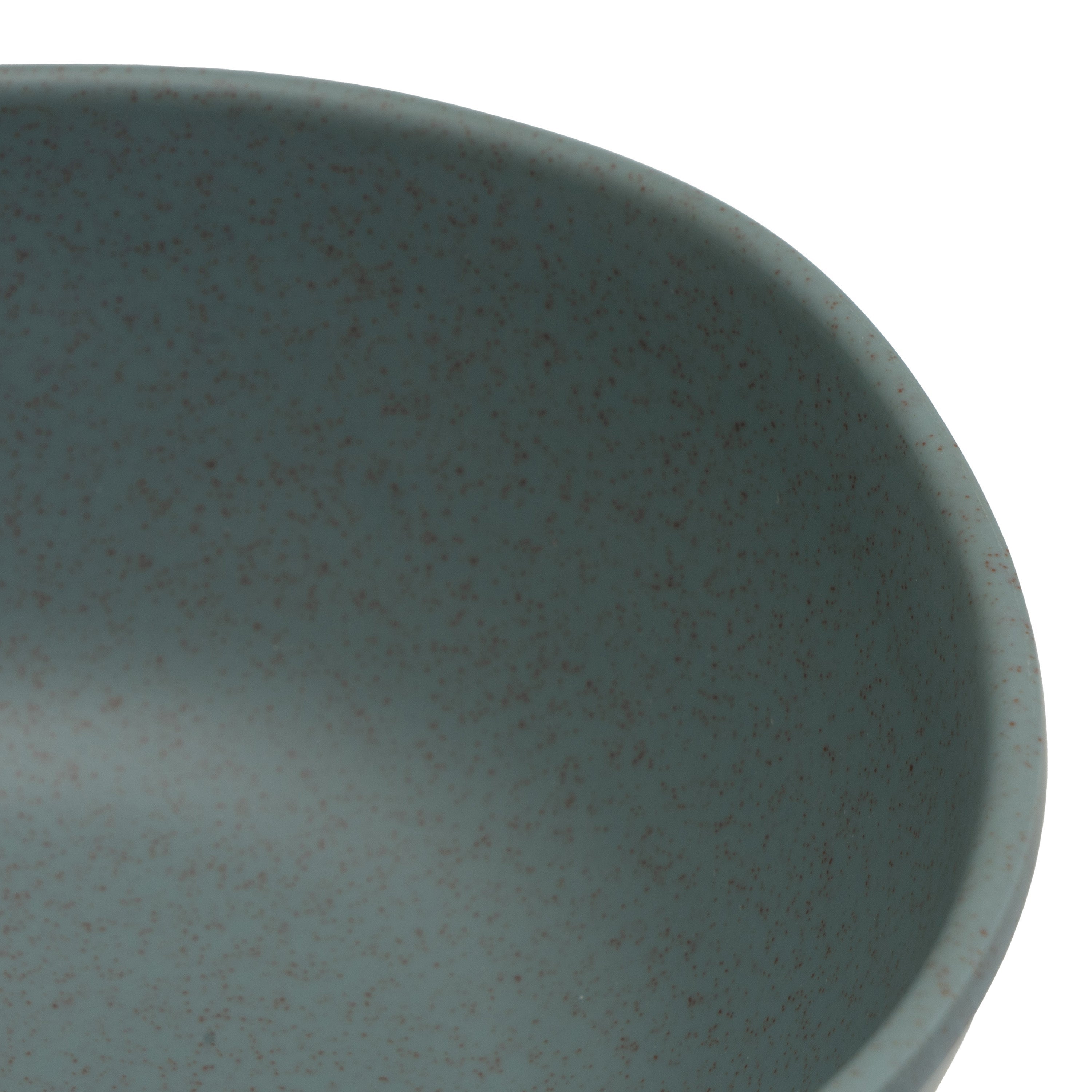 Juego de 6 boles grandes de melamina azul de 16 cm