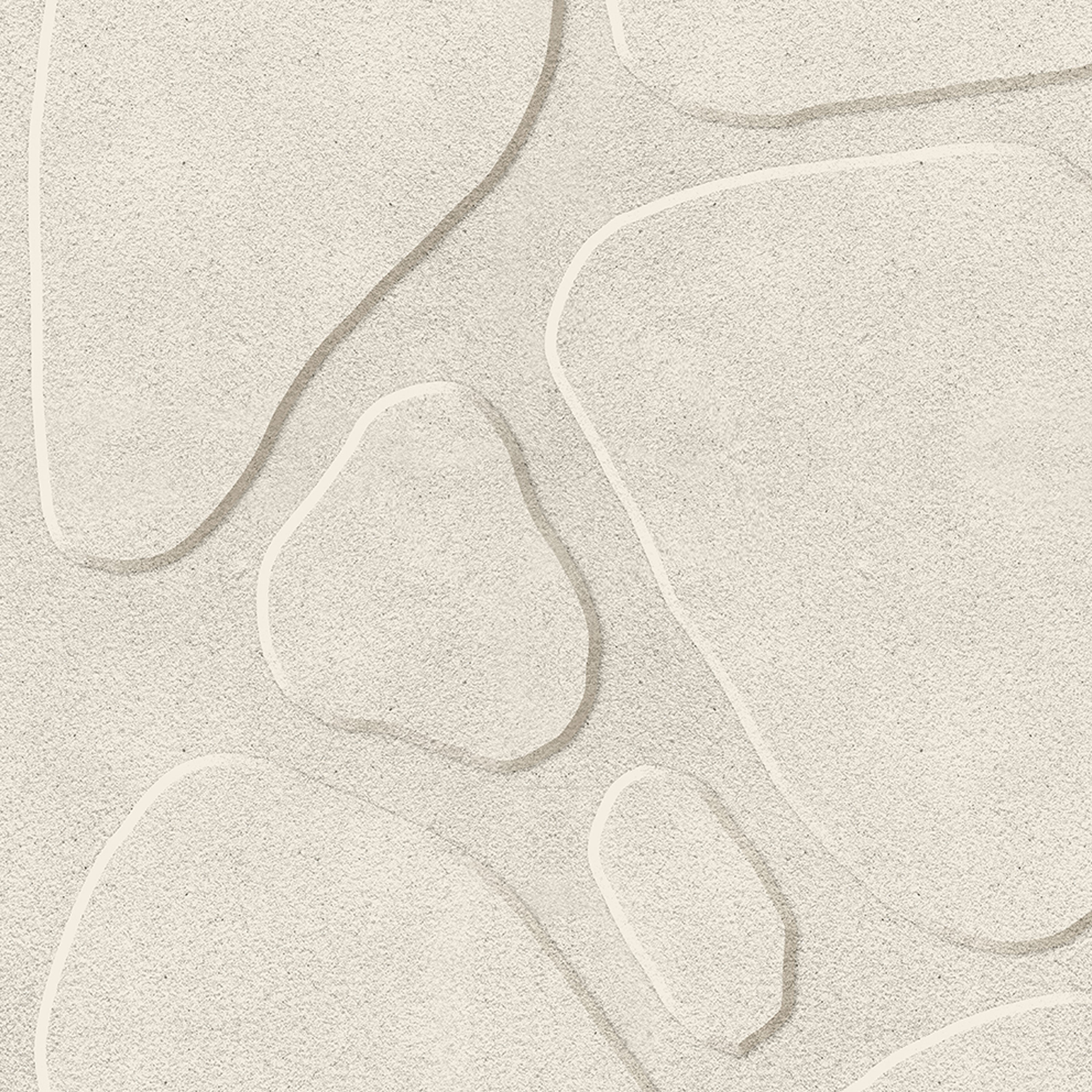 Set 2 cuadros abstractos decorativos beige