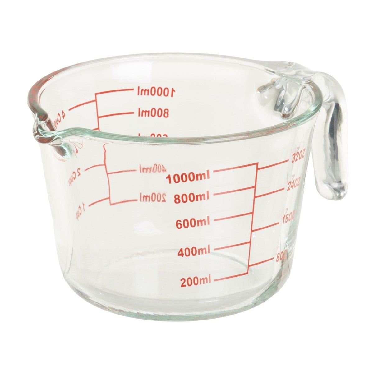 Set de 2 Jarras Medidoras de Vidrio de 21x16x11 cm