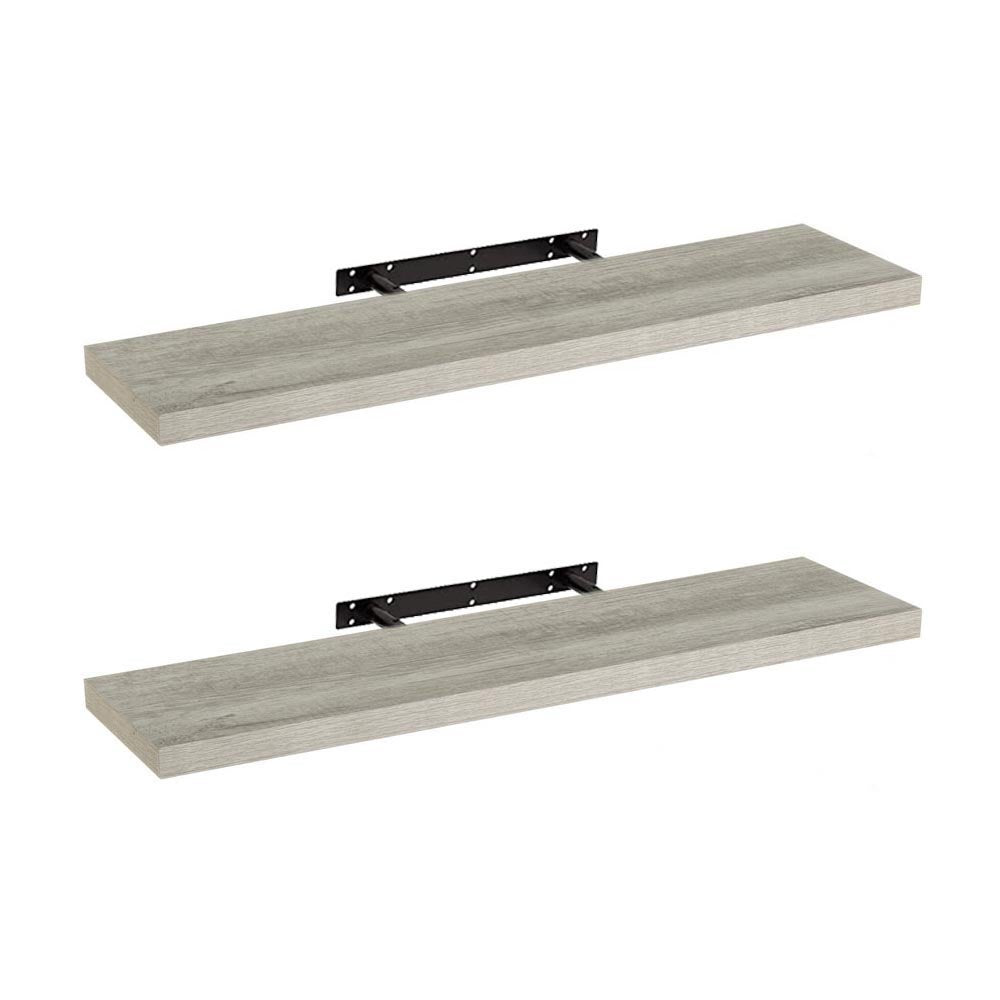 2 estantes flotantes de 100 cm