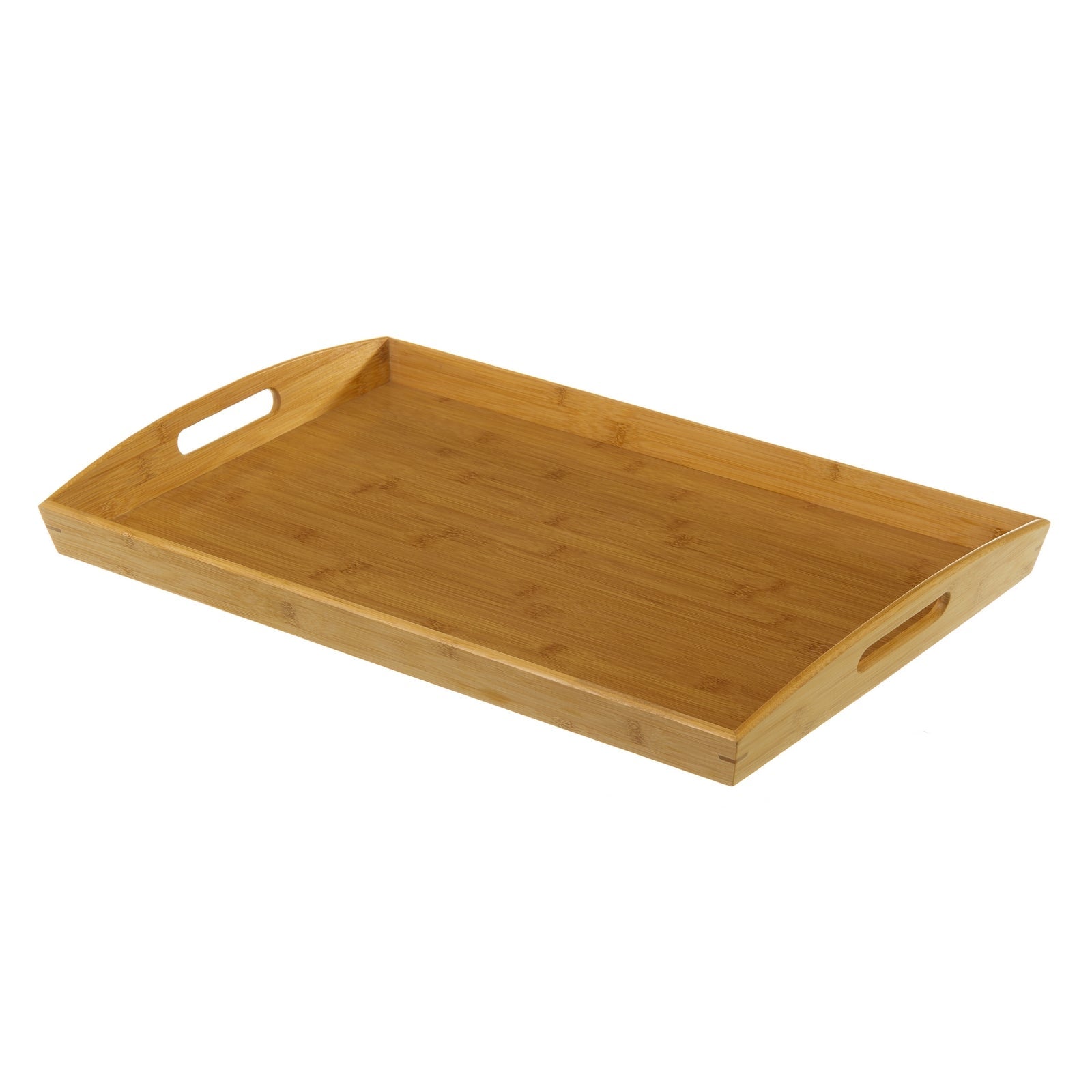 Bandeja de bambú con asas de 58x38 cm