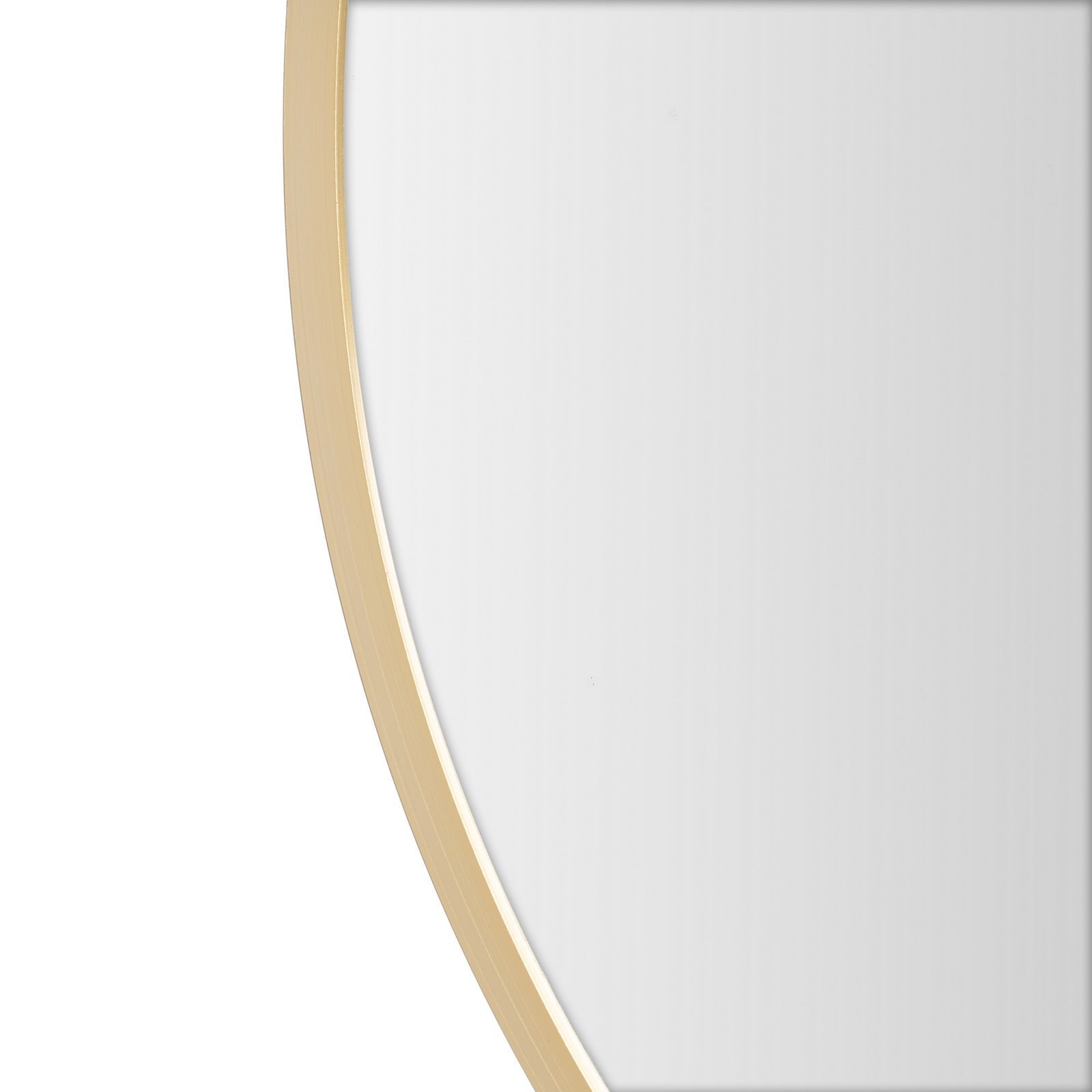 Espejo de pared redondo dorado de 60 cm