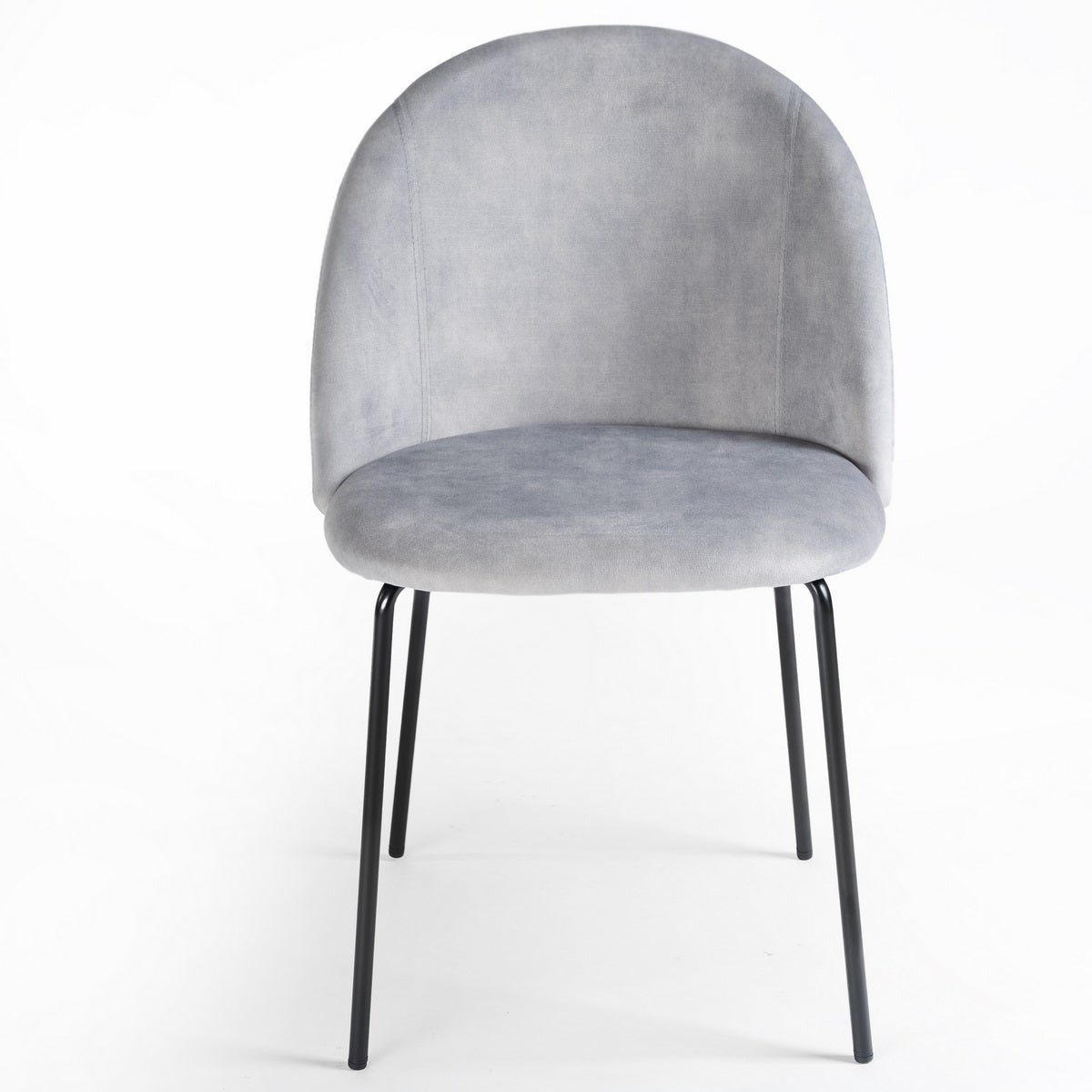 Silla Gina Ovalo gris