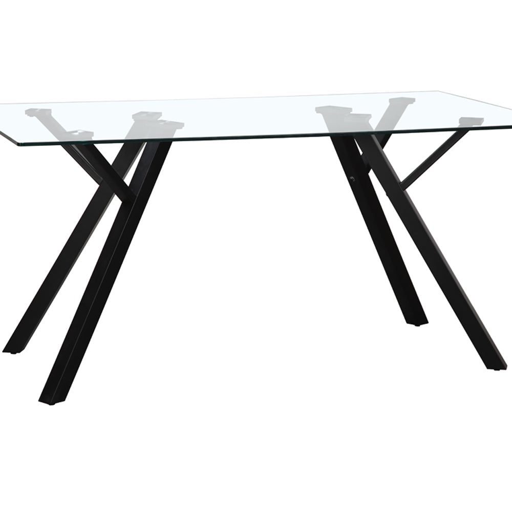 Mesa de comedor Elsa negra de 160cm