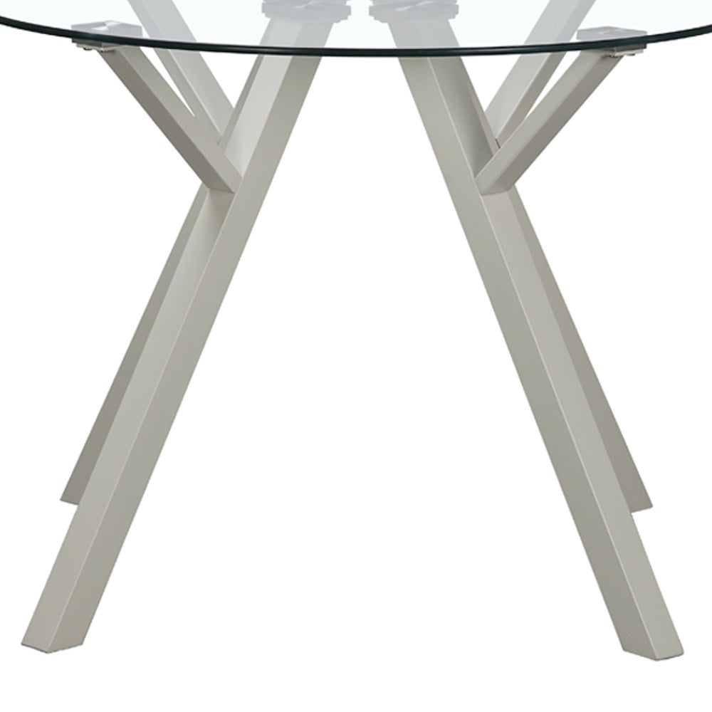 Mesa de comedor Elsa beige de 120cm