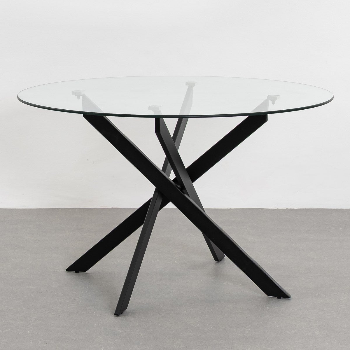 Mesa de comedor Neva negra de 120cm