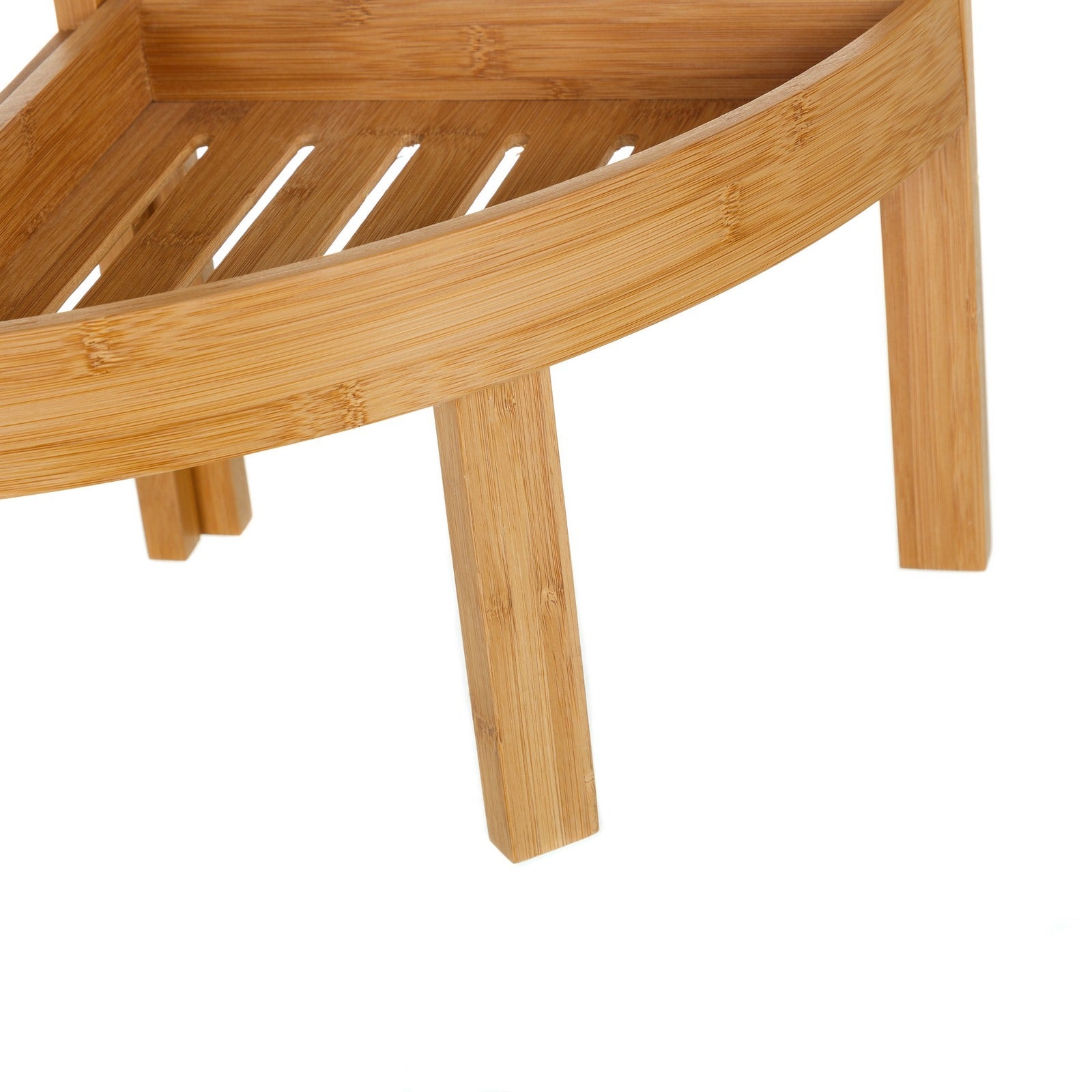 Estantería de rincón de bambú de 29x85 cm