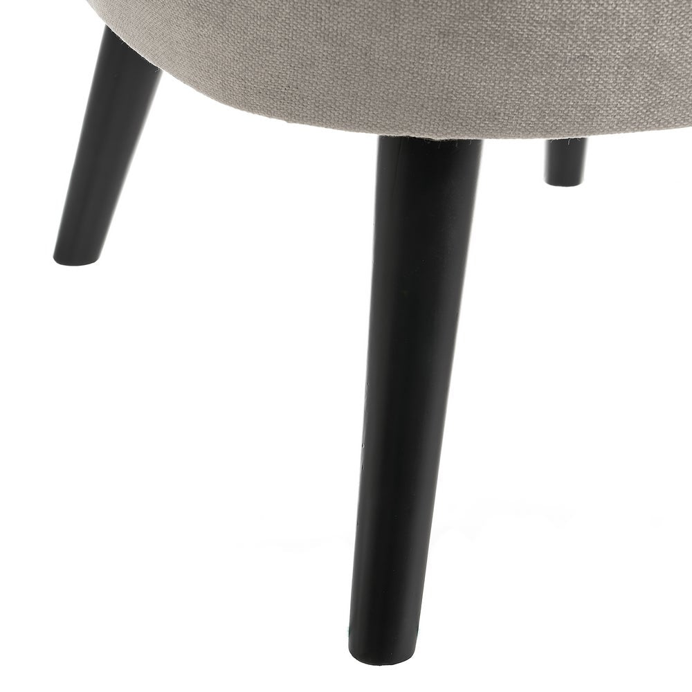 Sillón chenilla gris claro