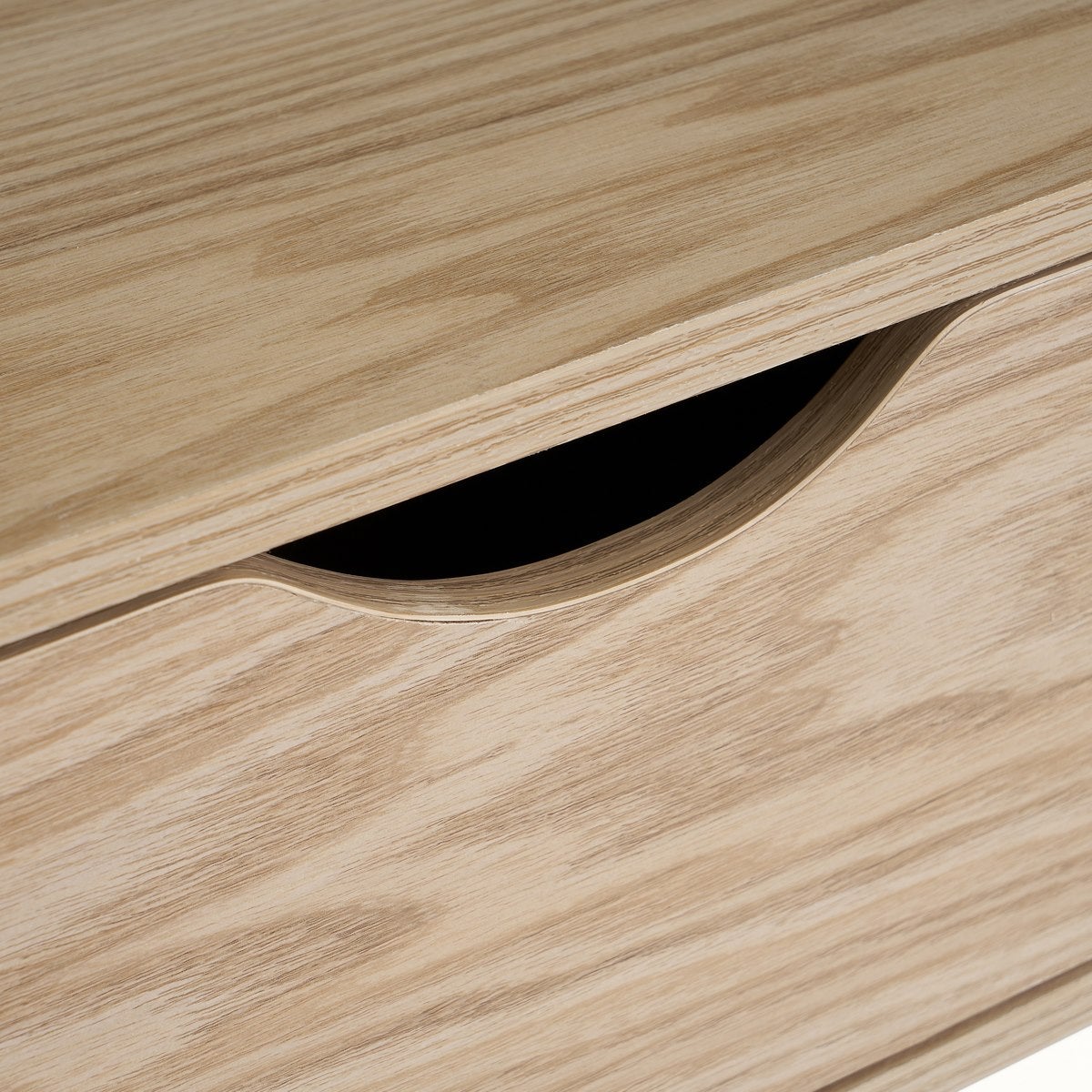 Mesita de noche de 1 cajón beige de madera MDF de 40x30x57 cm