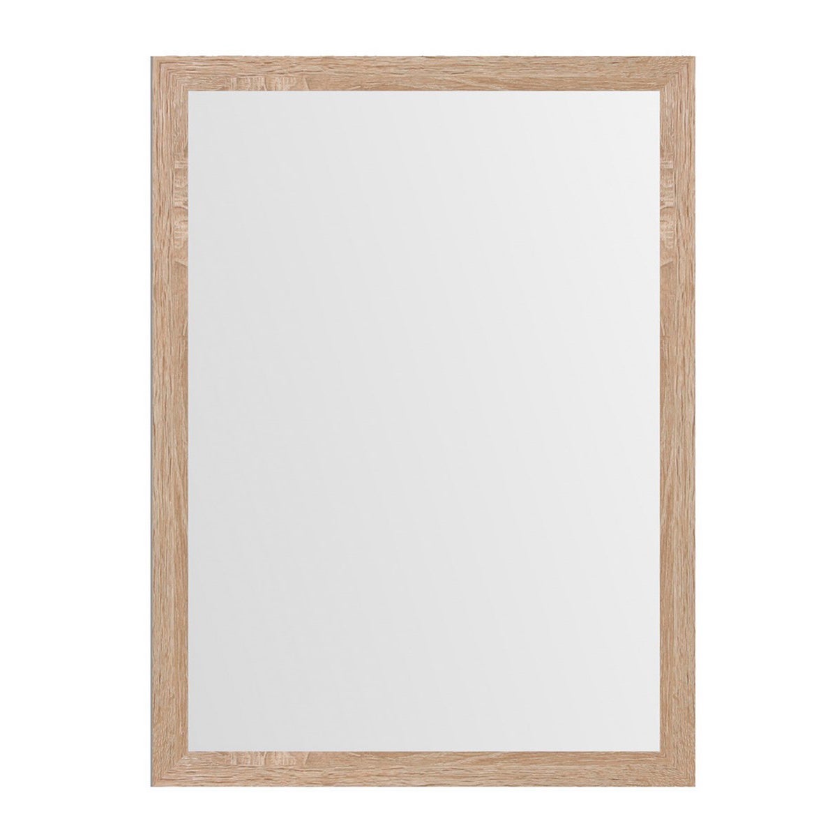 Espejo de pared natural de madera de 56x76 cm