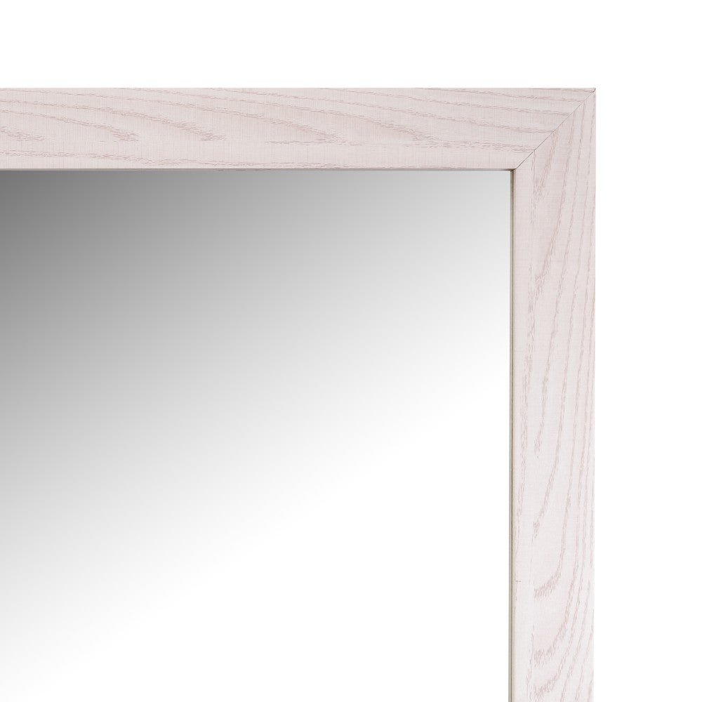 Espejo de pie madera blanca de 157cm