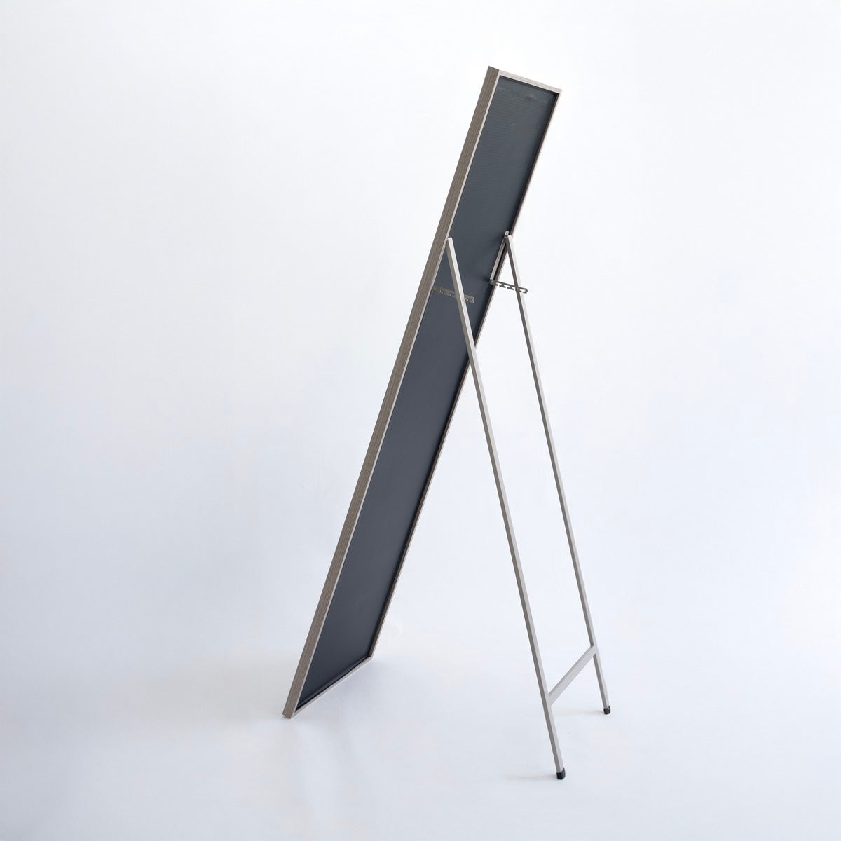 Espejo de pie de madera gris de 157cm