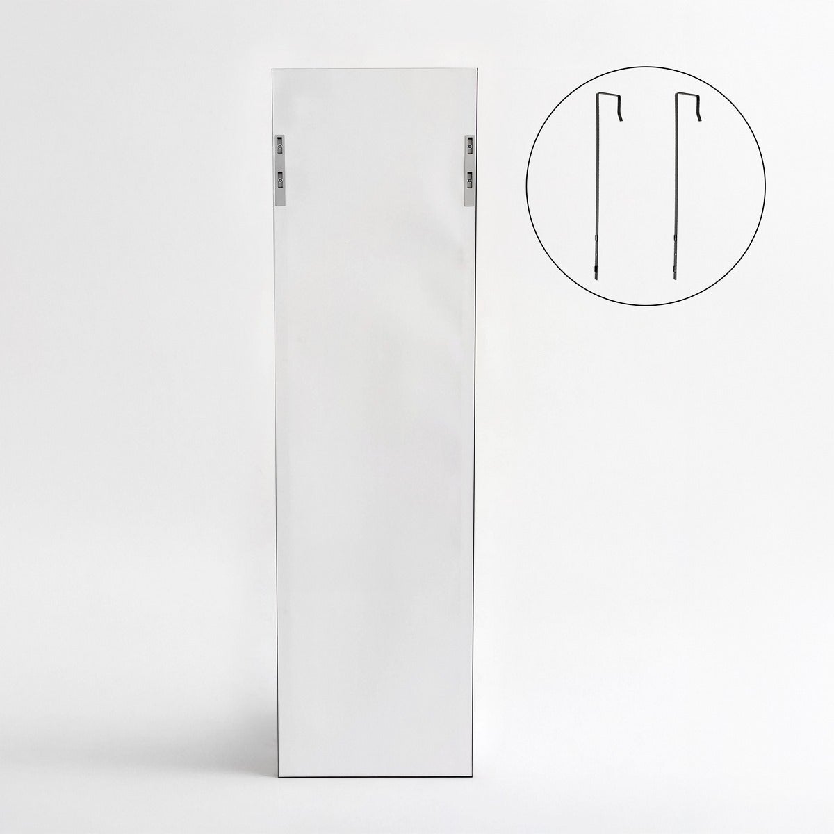 Espejo de puerta negro de 125cm