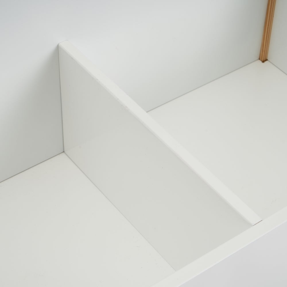 Baúl blanco de madera de pino