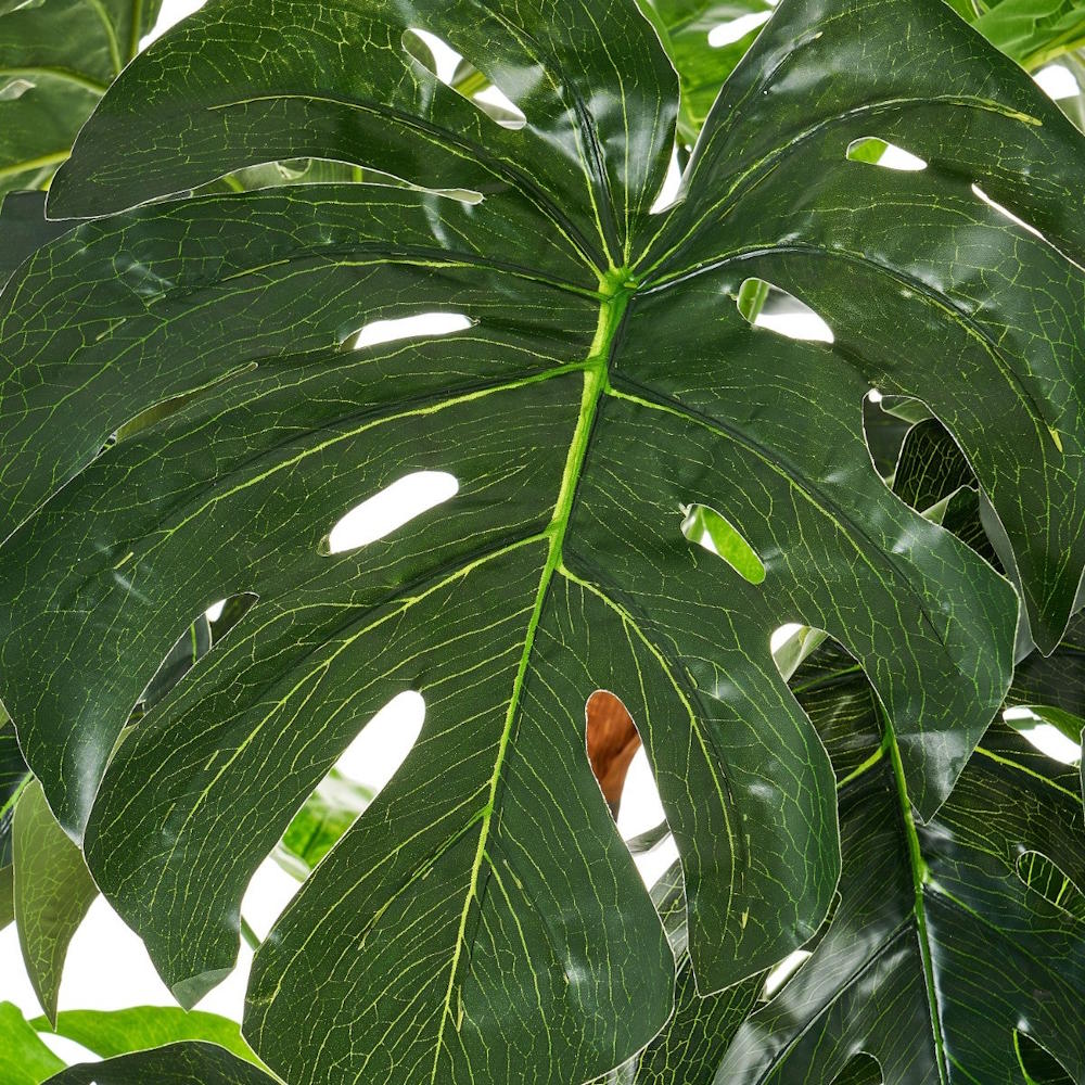 Planta artificial monstera verde en maceta plástico 170 cm