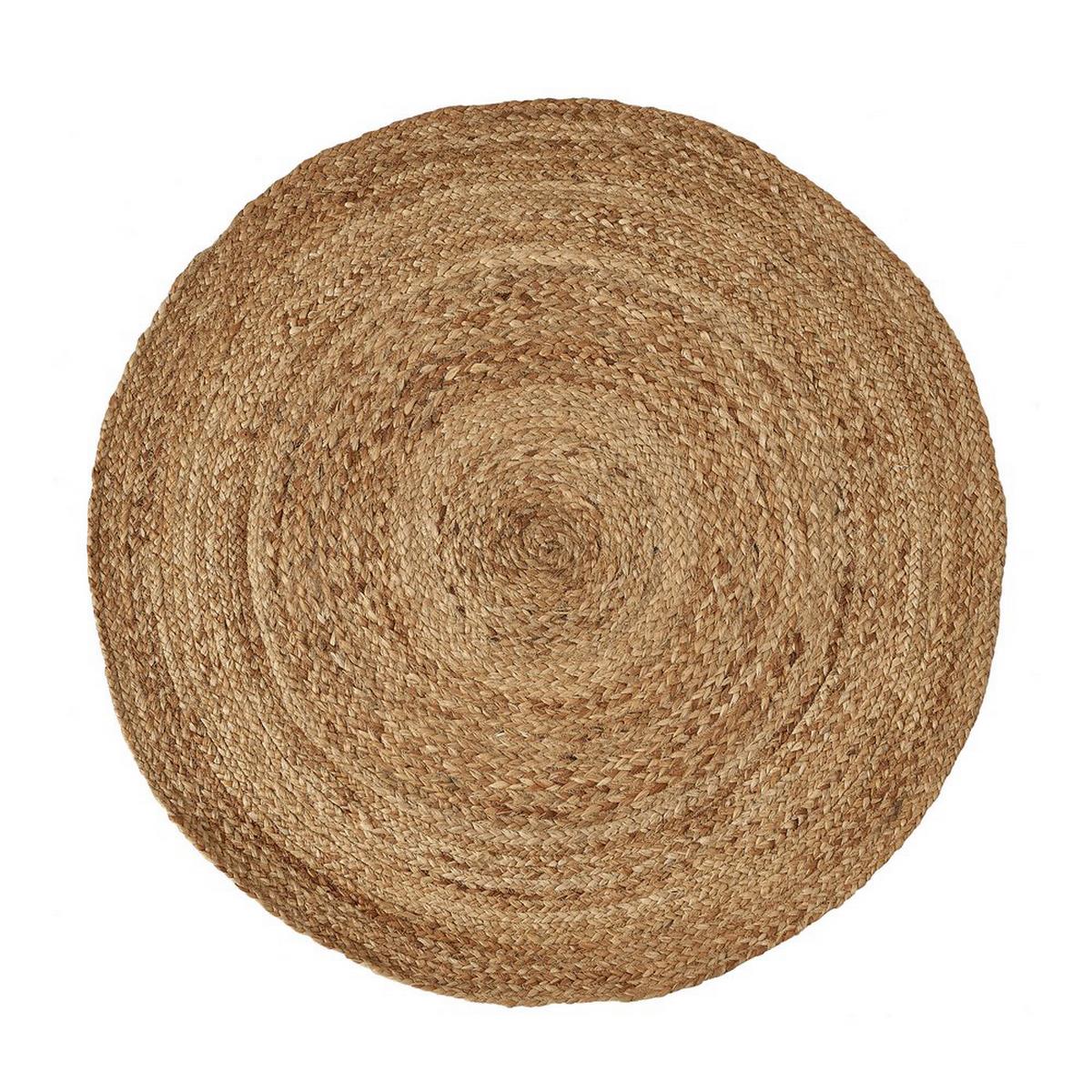Alfombra de yute de 100 cm natural