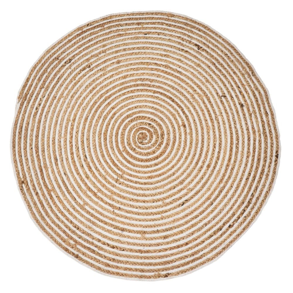 Alfombra de Yute Natural Cuadrada 120x120 cm