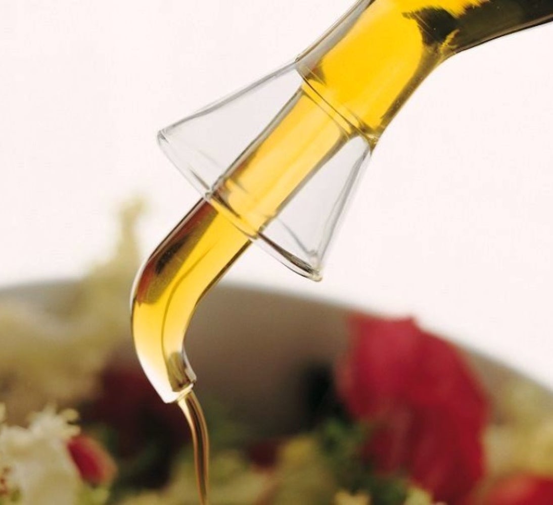 Aceitera antigoteo de cristal de 125ml