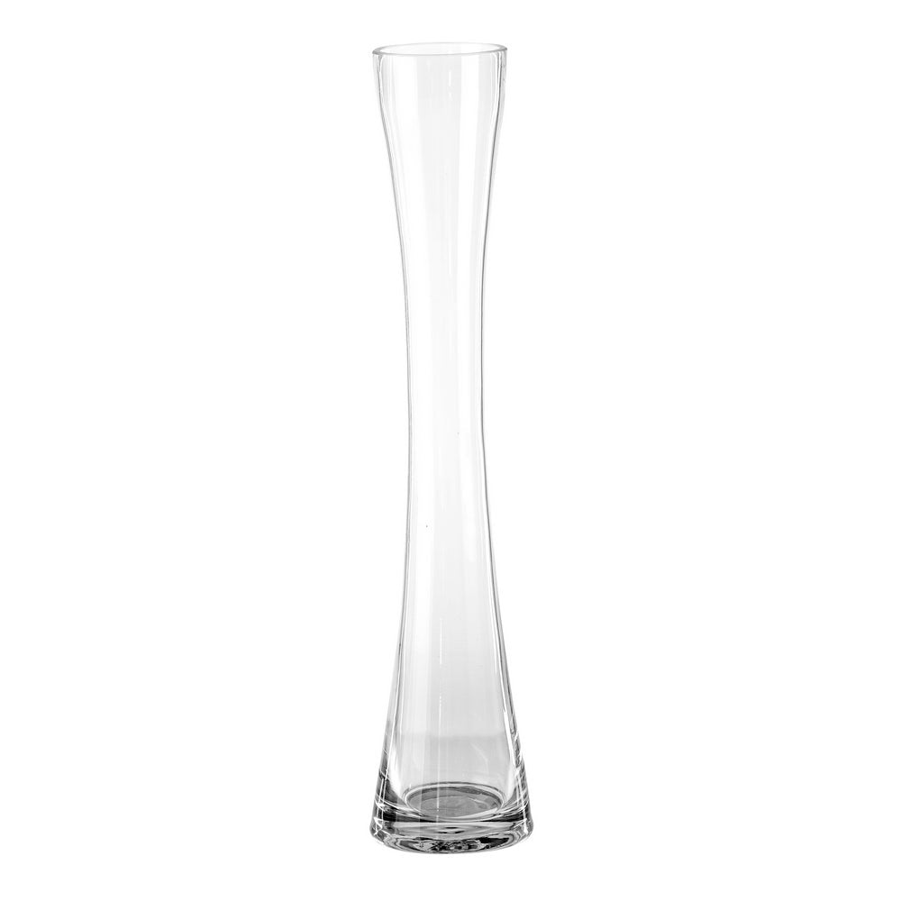 Jarrón violetero de cristal transparente de Ø 7x30 cm -