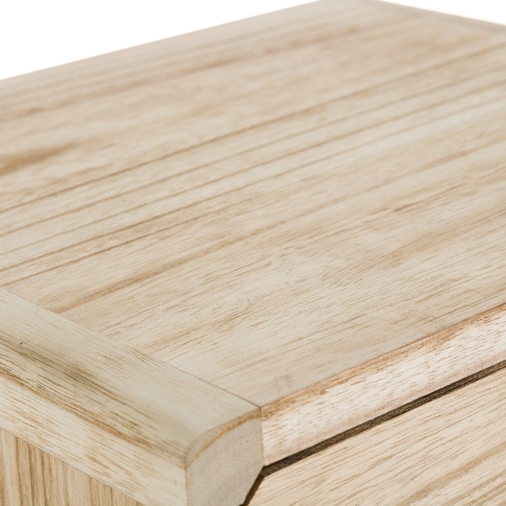 Mesita de noche de madera