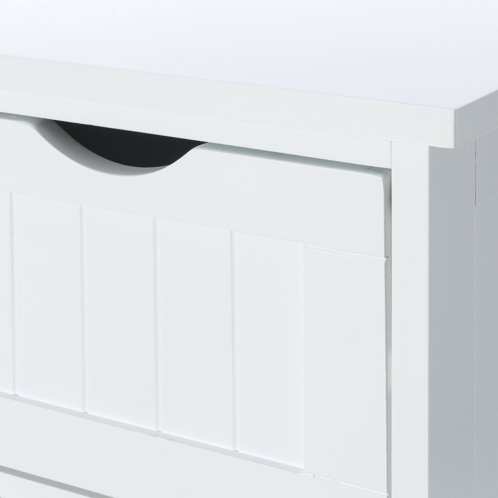 Cajonera blanca de madera