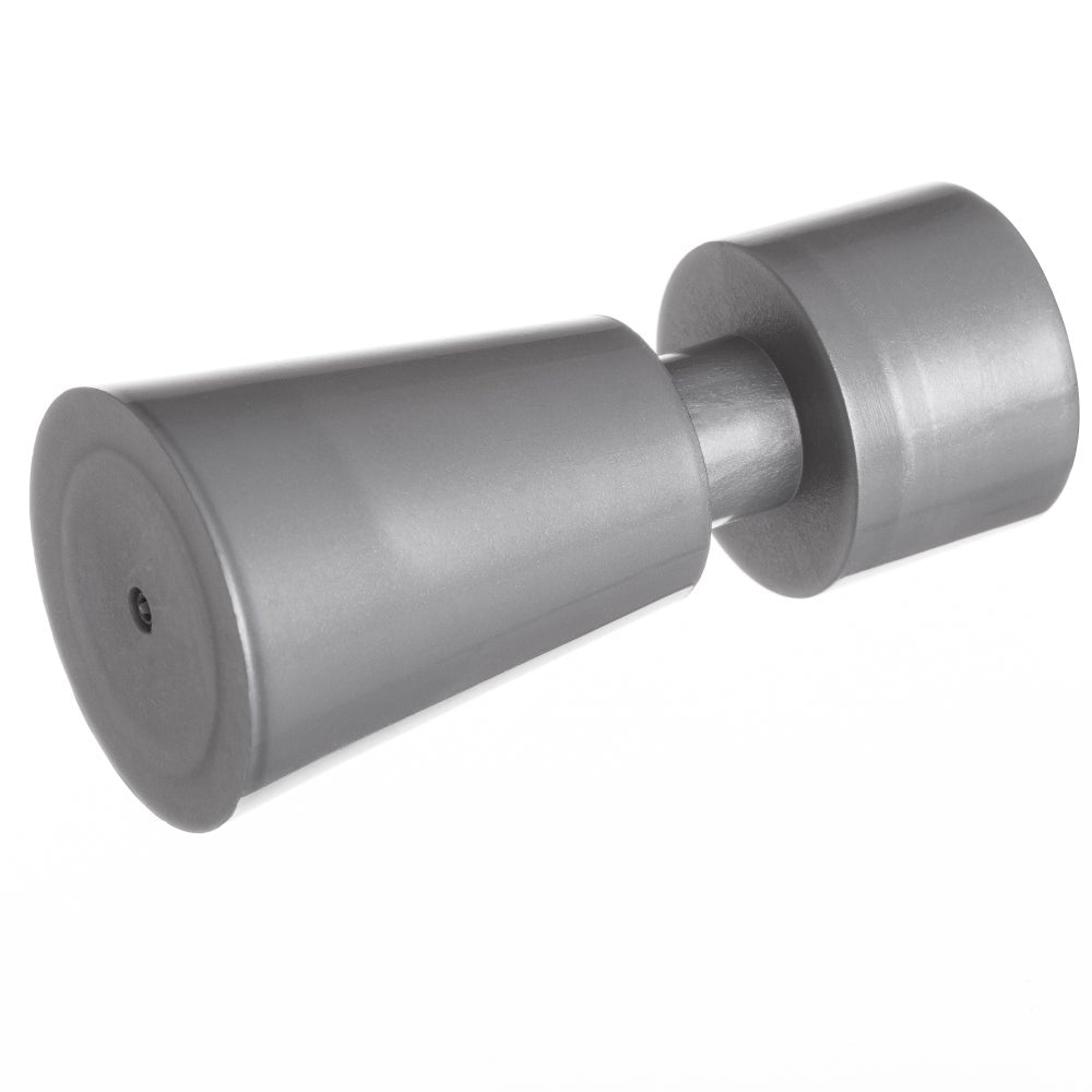 Barra cortina extensible plateada de 122 a 211 cm