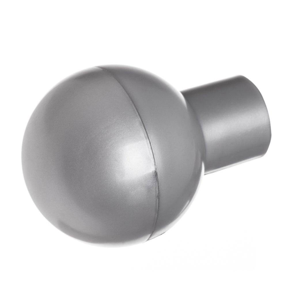 Barra cortina extensible plateada de 122 a 211 cm